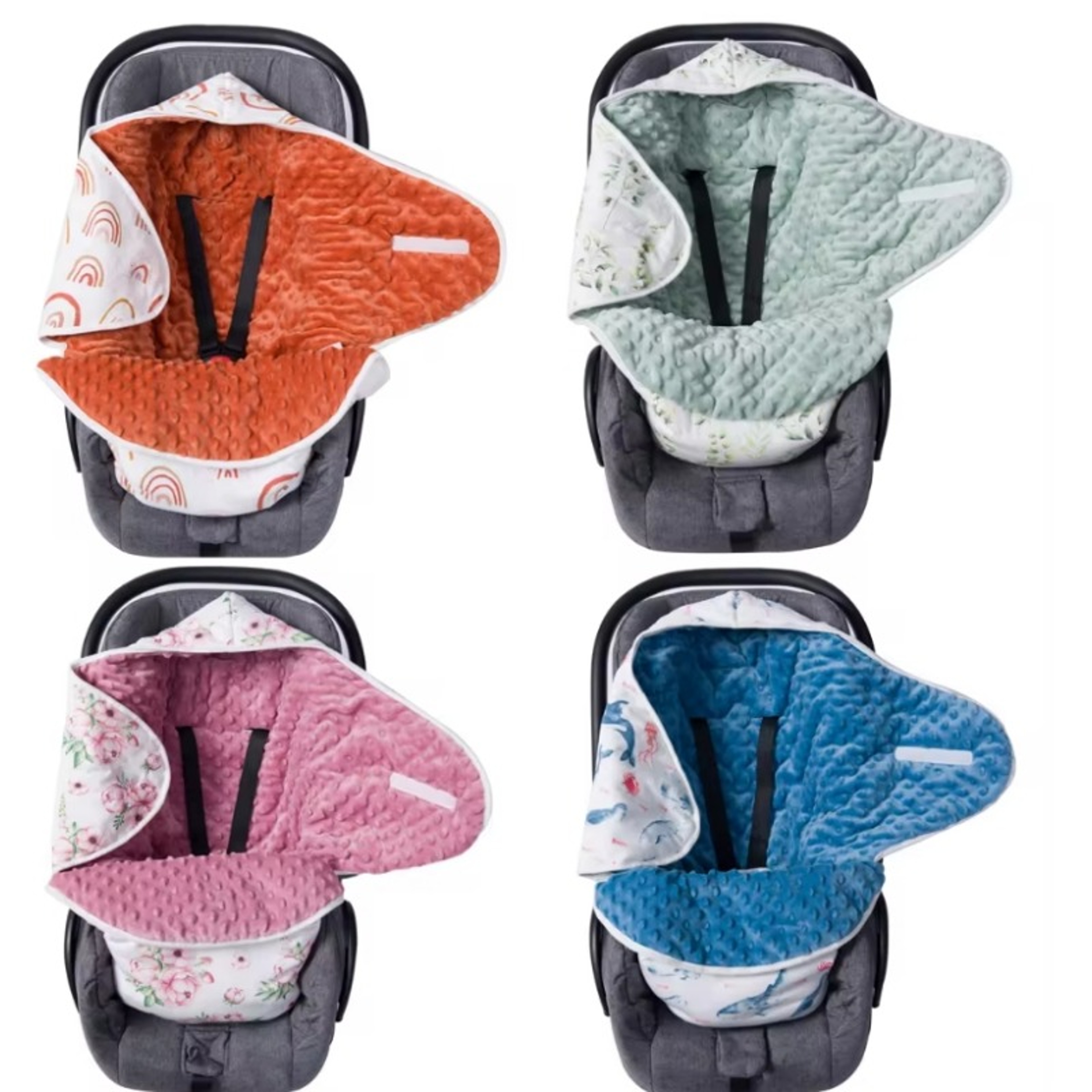 Super Soft & Warm Thick Winter Baby Swaddle Blanket for Baby Stroller, Car Seat, Double Sided Baby Swaddle for Newborn – view 1