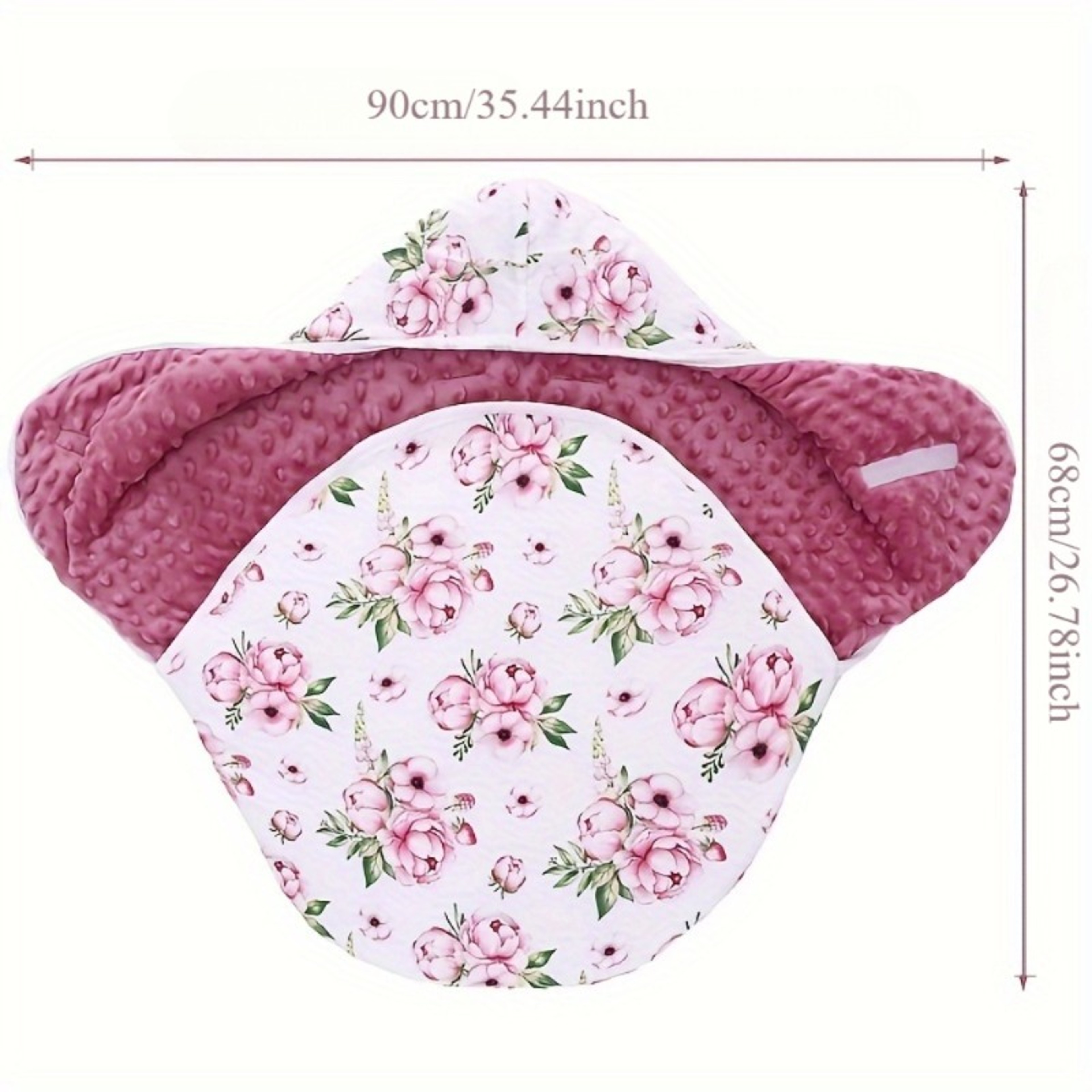 Super Soft & Warm Thick Winter Baby Swaddle Blanket for Baby Stroller, Car Seat, Double Sided Baby Swaddle for Newborn – view 2