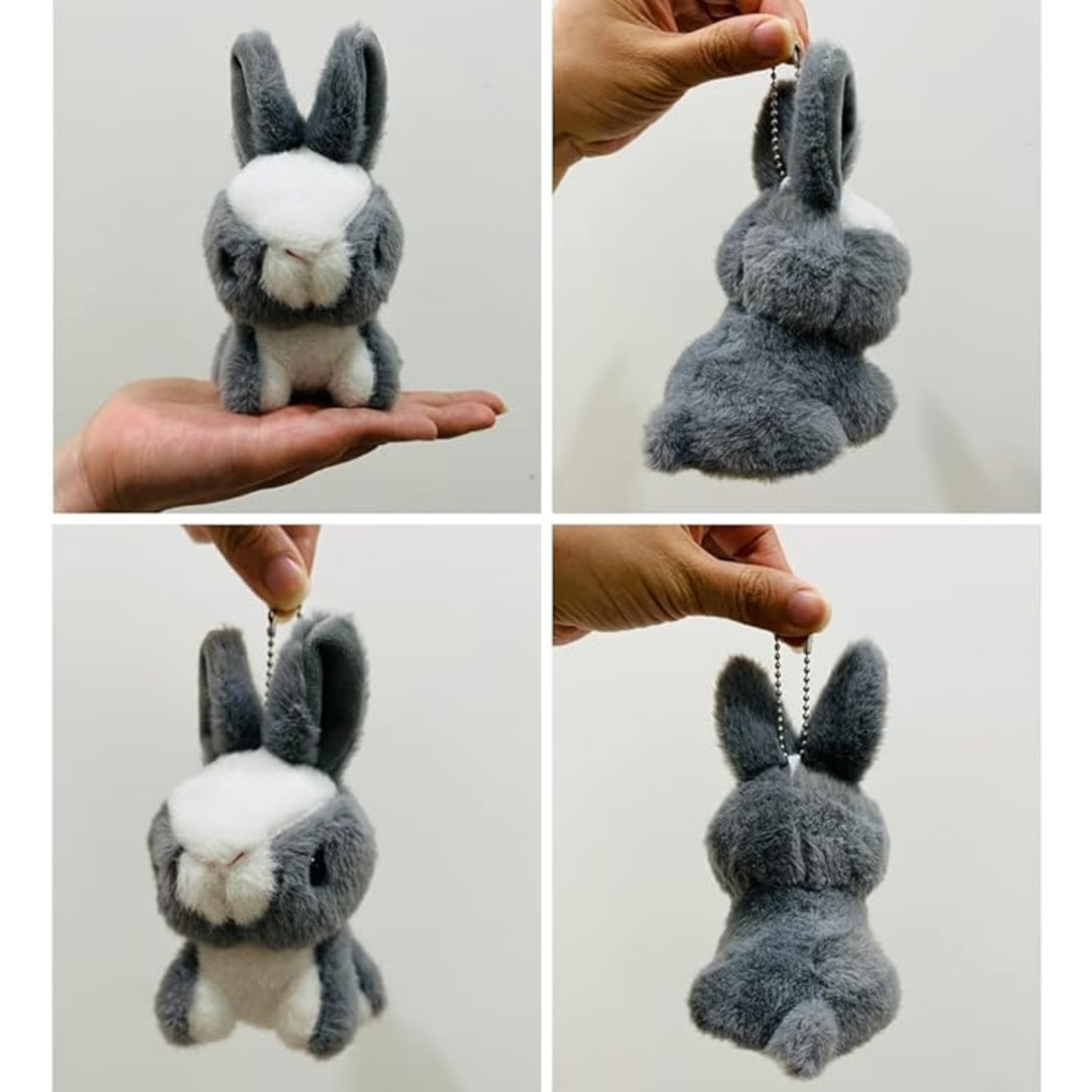 Plushie Handbag Ornament Pendant Ultrasoft Stuffed Animal Plush Bunny Rabbit Toy For Kids Girl Love 5