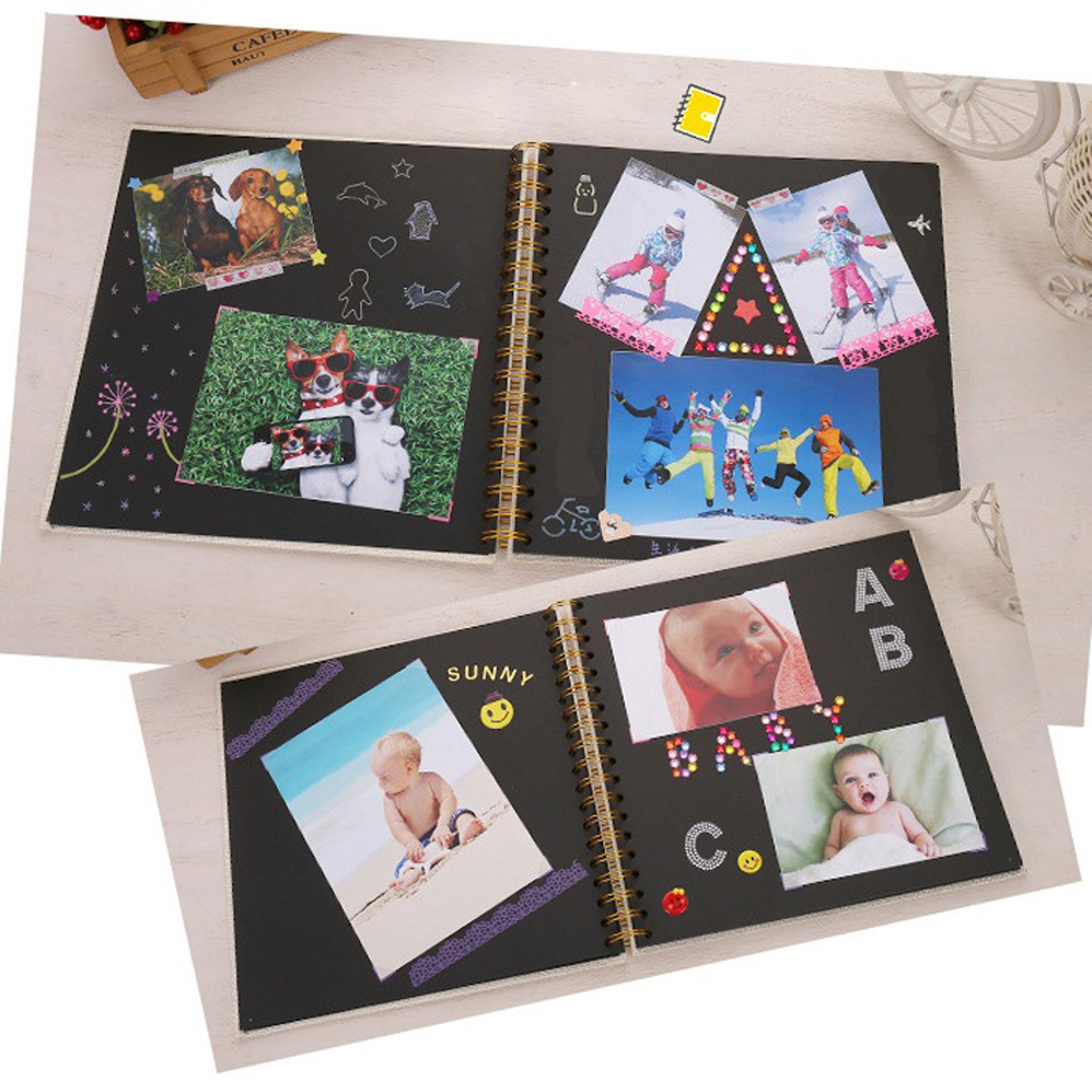Baby Growth Record Commemorative Photo Album Baby Kids Book Keepsake With Sheets For New Parents Ch 2