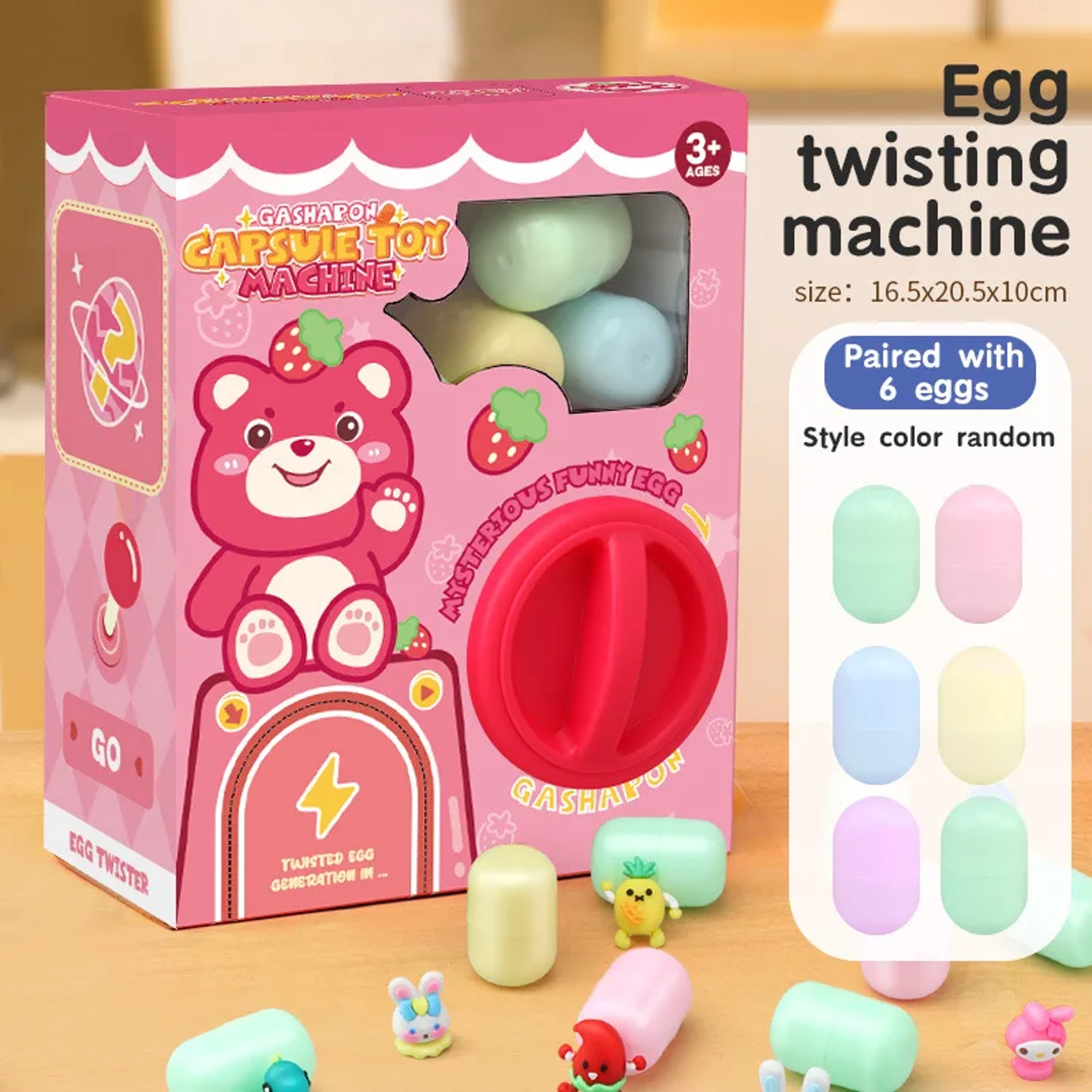 Christmas Twist Egg Maker with Santa, Elk & Snowman Dolls – Fun Surprise Twist Egg Maker for Kids, Perfect Christmas – view 8