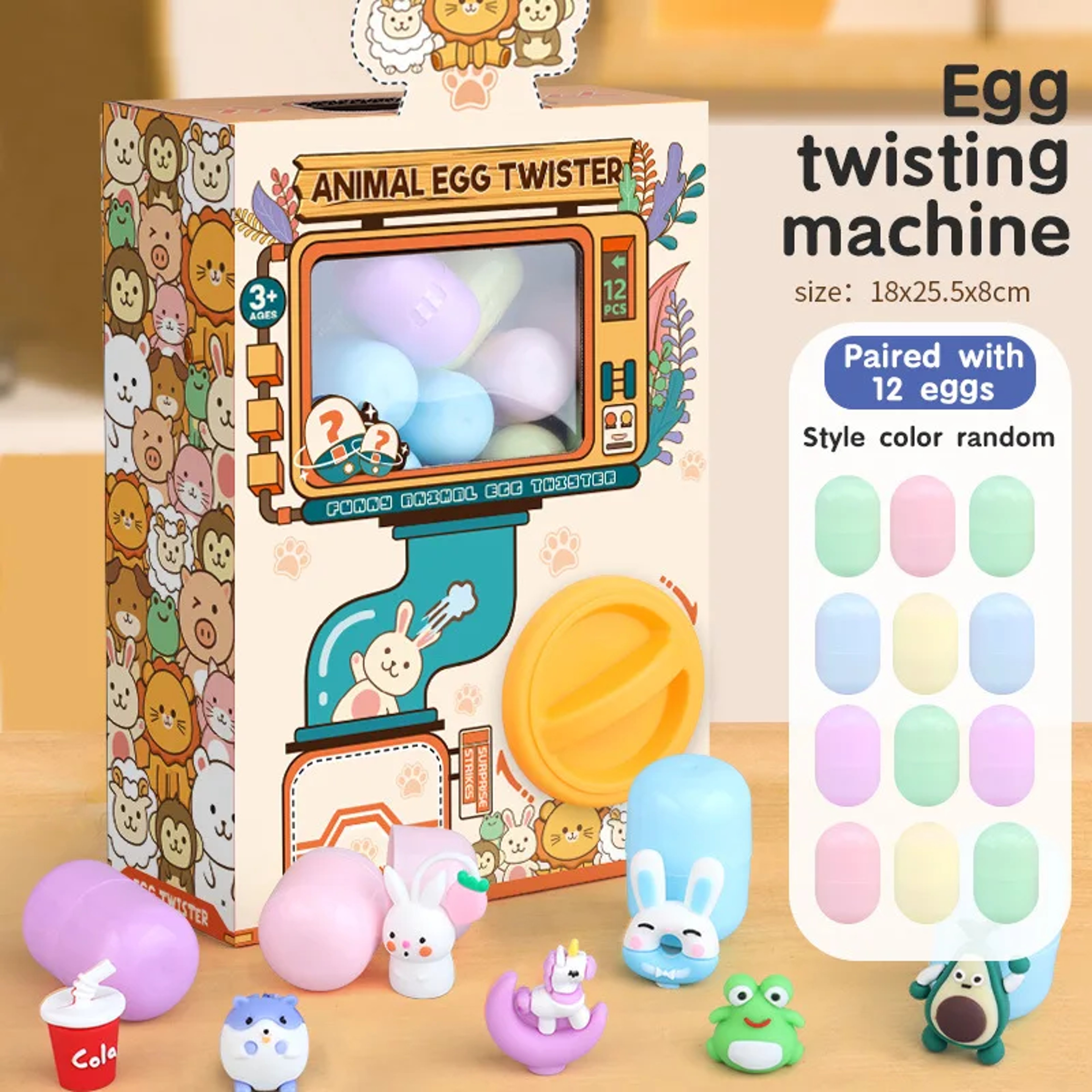 Christmas Twist Egg Maker with Santa, Elk & Snowman Dolls – Fun Surprise Twist Egg Maker for Kids, Perfect Christmas – view 15