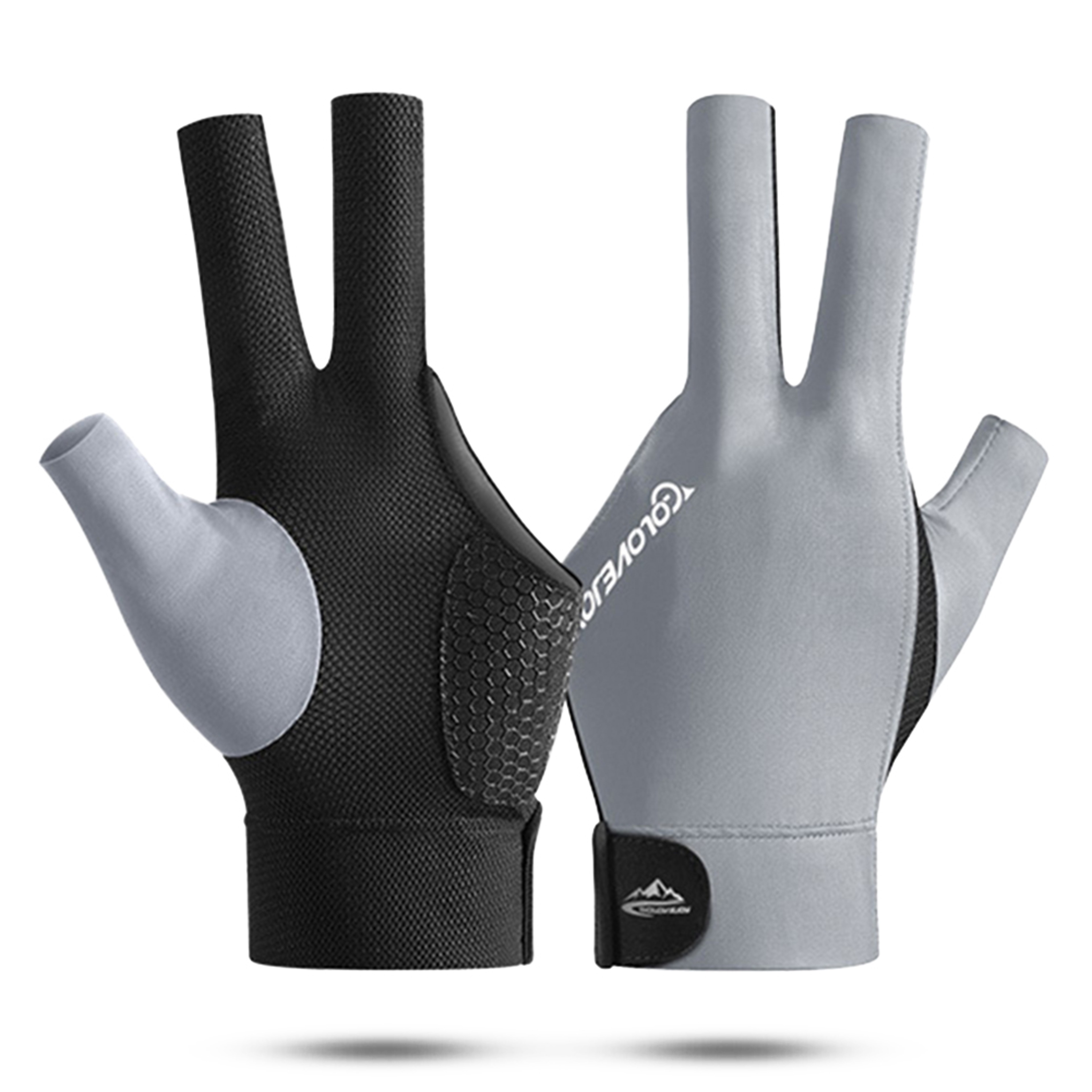 Open Finger Billiard Gloves – Breathable Polyester Snooker Pool Glove for Amateur Training – Adjustable, Smooth, Soft – view 8
