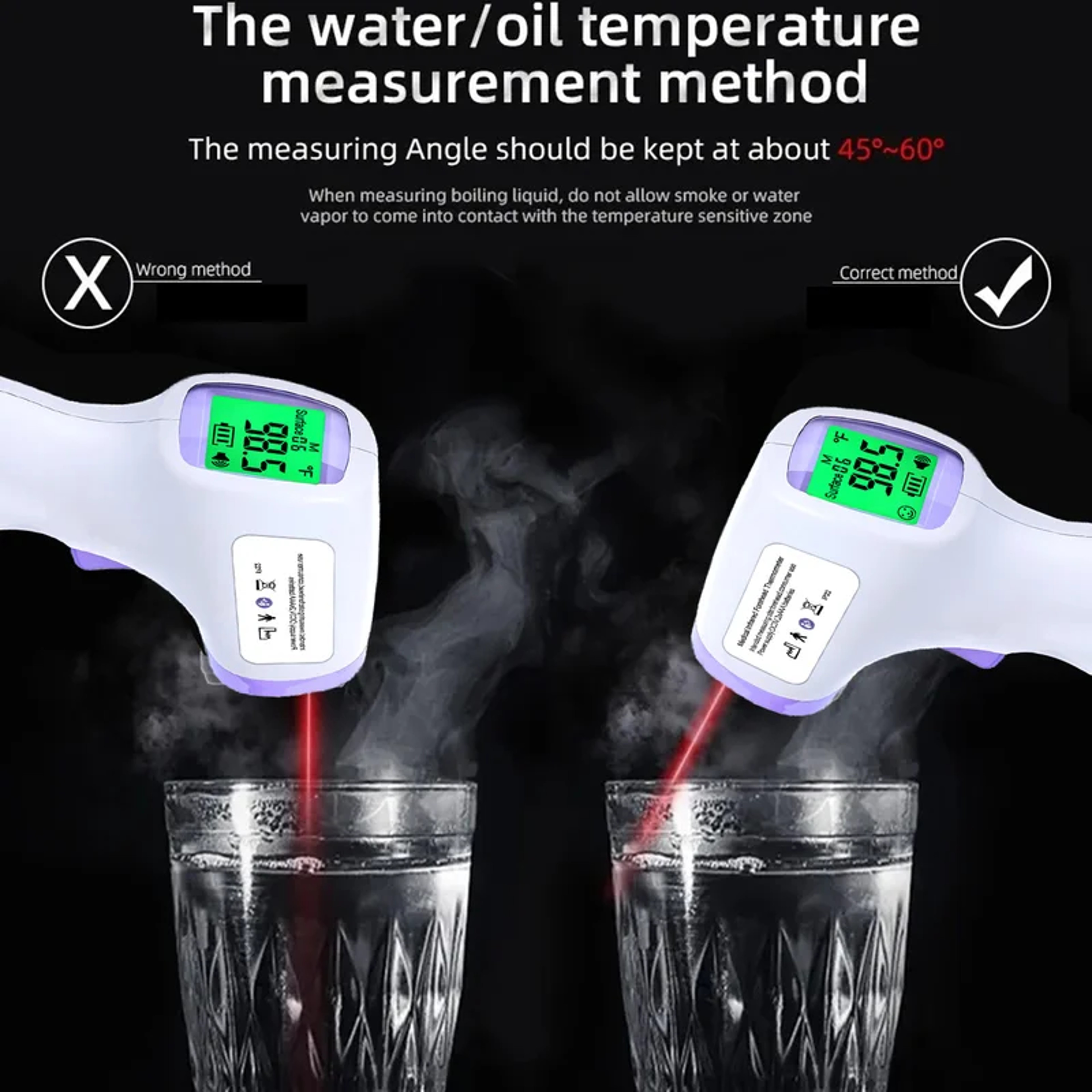 NonMedical Thermometer  Digital Acrylic Thermometer For Everyday Use 2