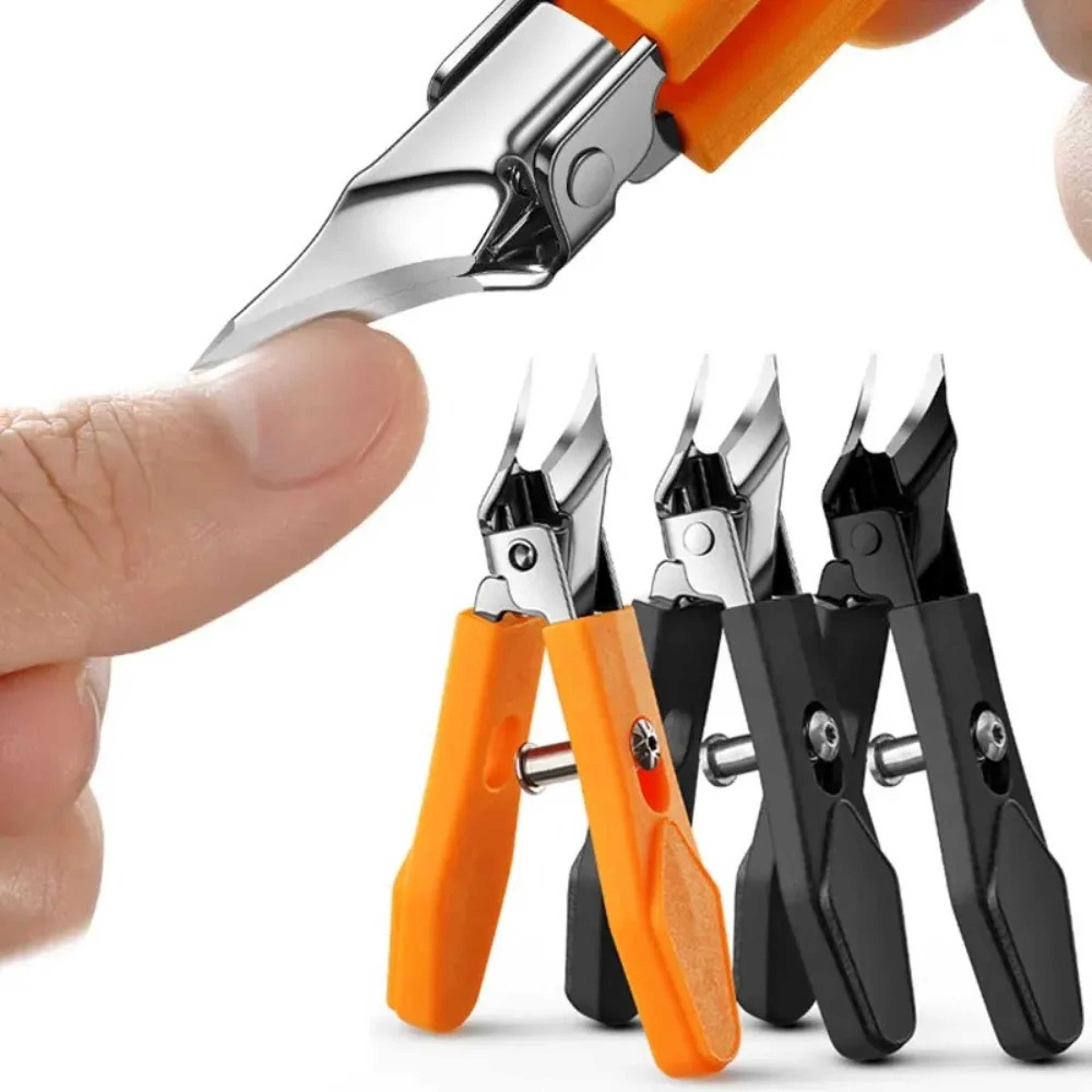 Professional Stainless Steel Toenail Clippers –Slant Edge for Ingrown Toenails – view 2
