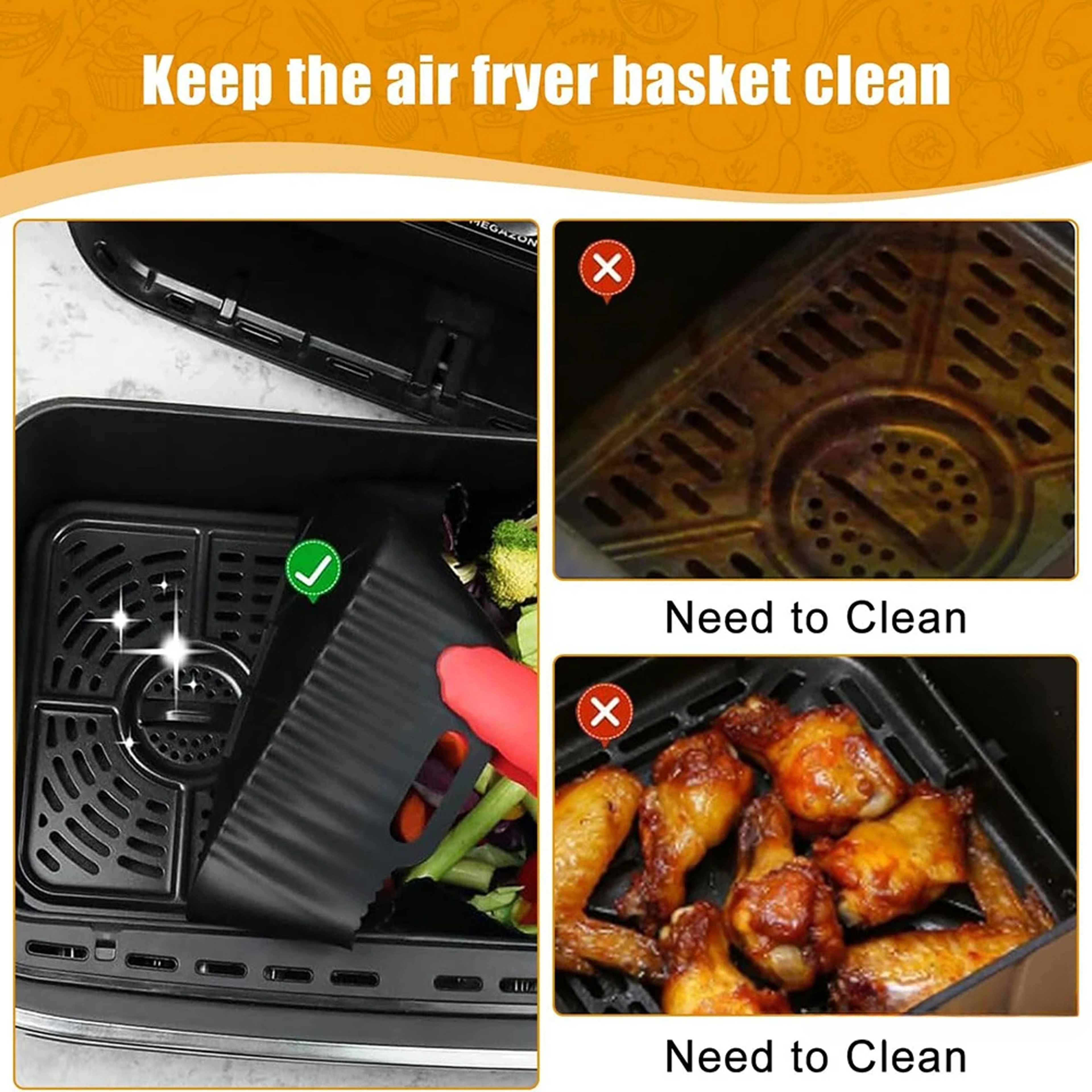 Silicone Air Fryer Mould for Philips  | Compatible Air Fryer Accessories – view 5