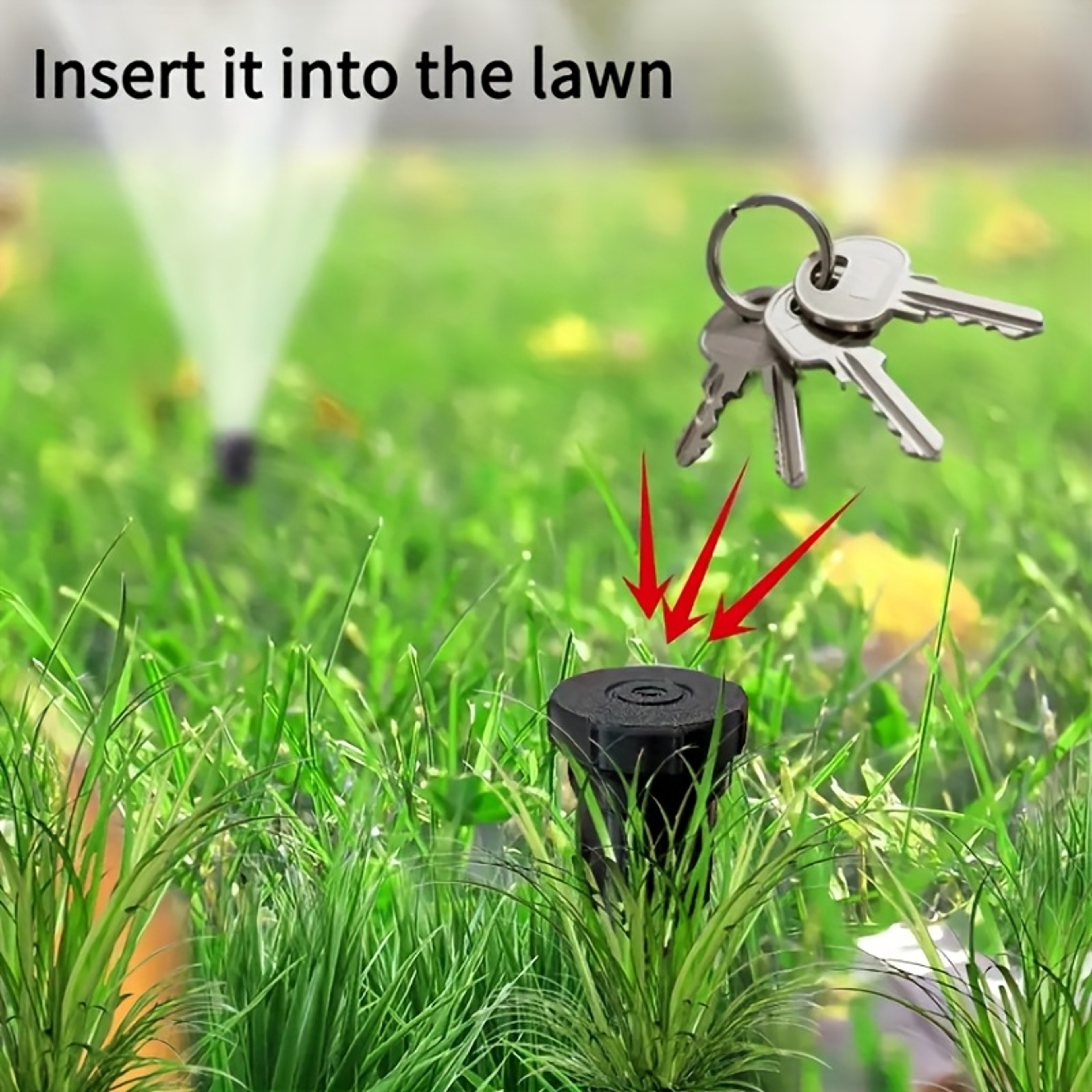 Realistic Underground Watering Can Key Safe – Durable Outdoor Garden Key Hider – view 7