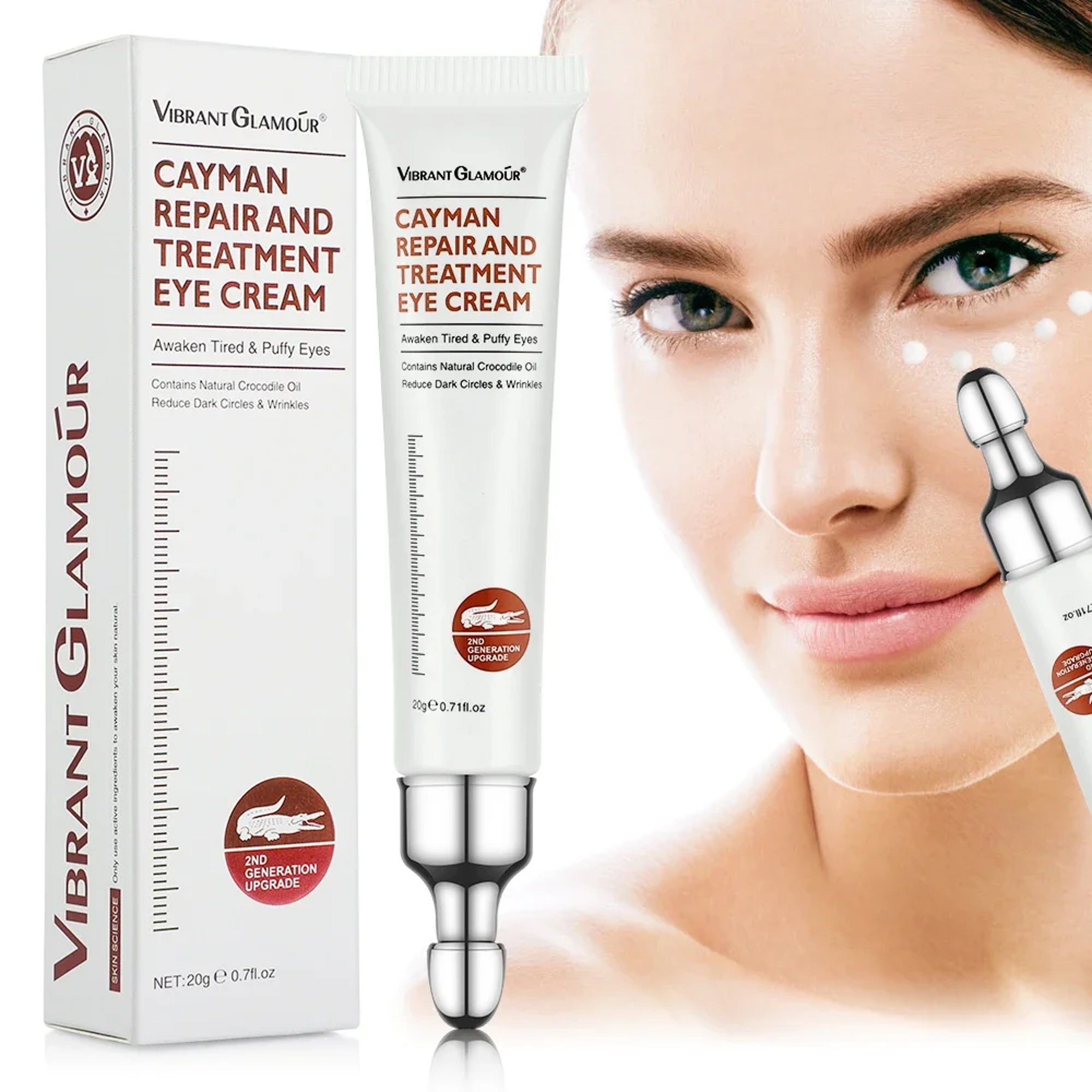 Peptide Collagen Eye Cream Anti-Wrinkle, Dark Circles & Puffiness Treatment – view 1