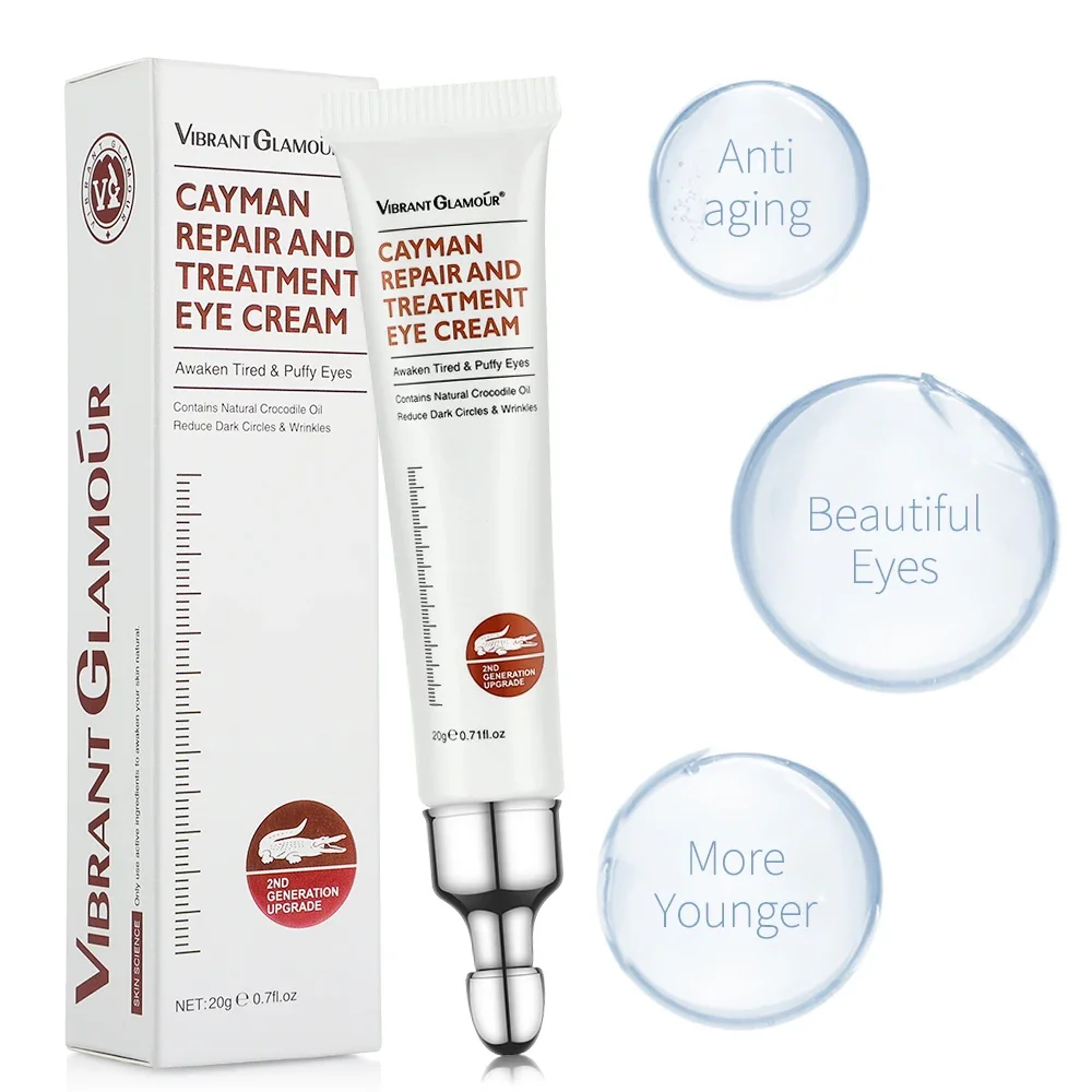 Peptide Collagen Eye Cream Anti-Wrinkle, Dark Circles & Puffiness Treatment – view 4
