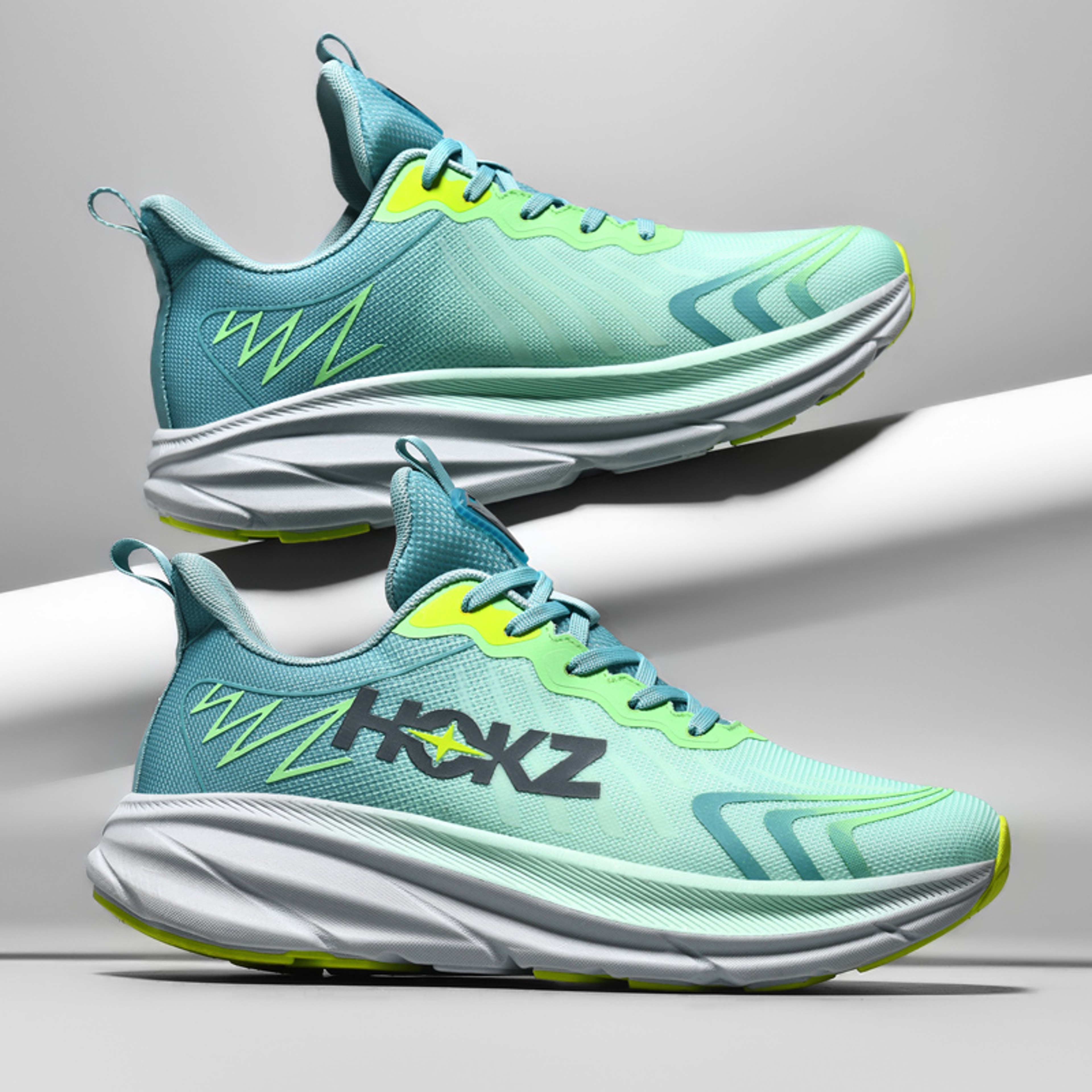Breathable Running Shoes With Thick Sole  Cushioning NonSlip Sports Sneakers For Outdoor Fitness 1