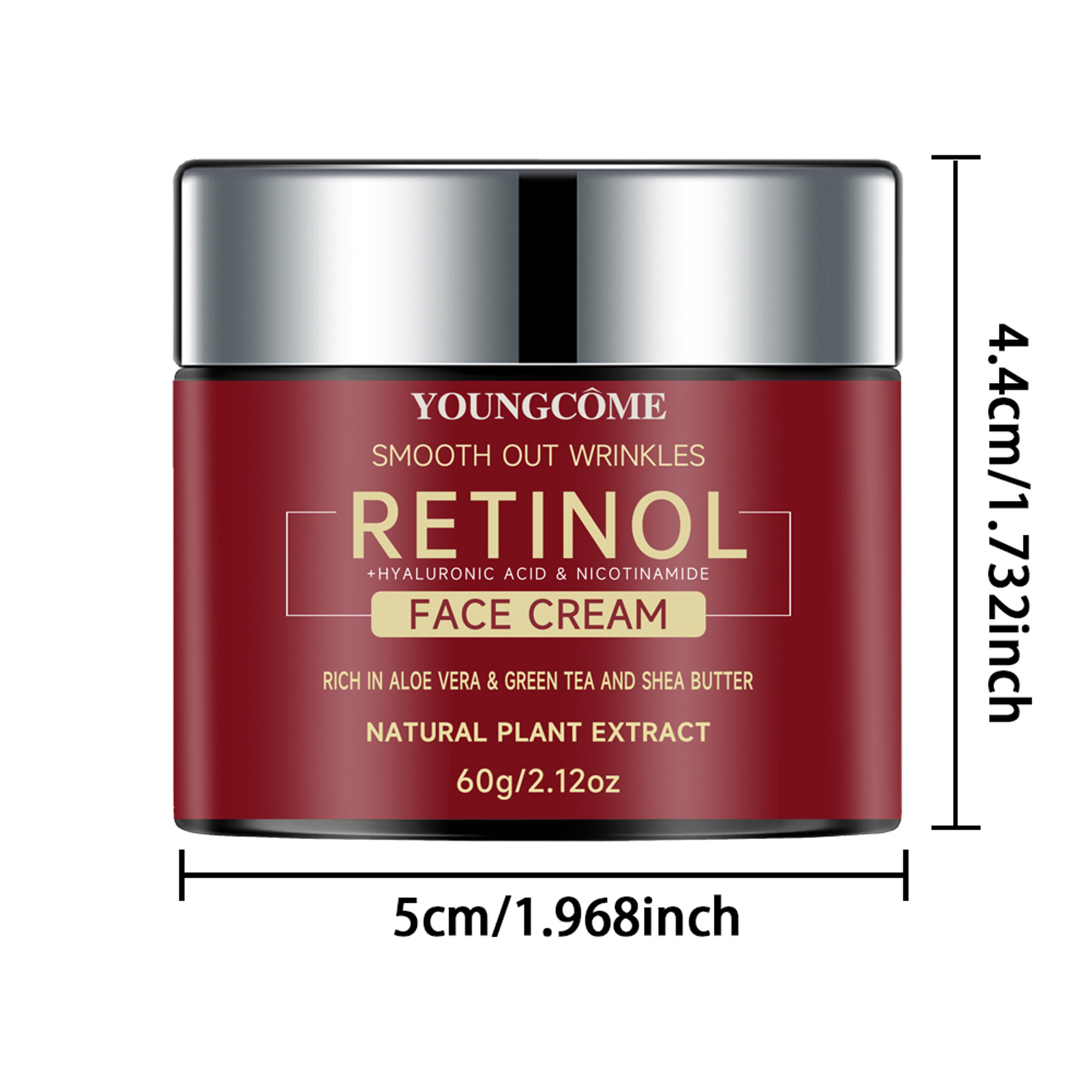 Retinol Lifting Firming Cream AntiAging Moisturizing  Brightening Facial Cream For Nourished Smooth 7