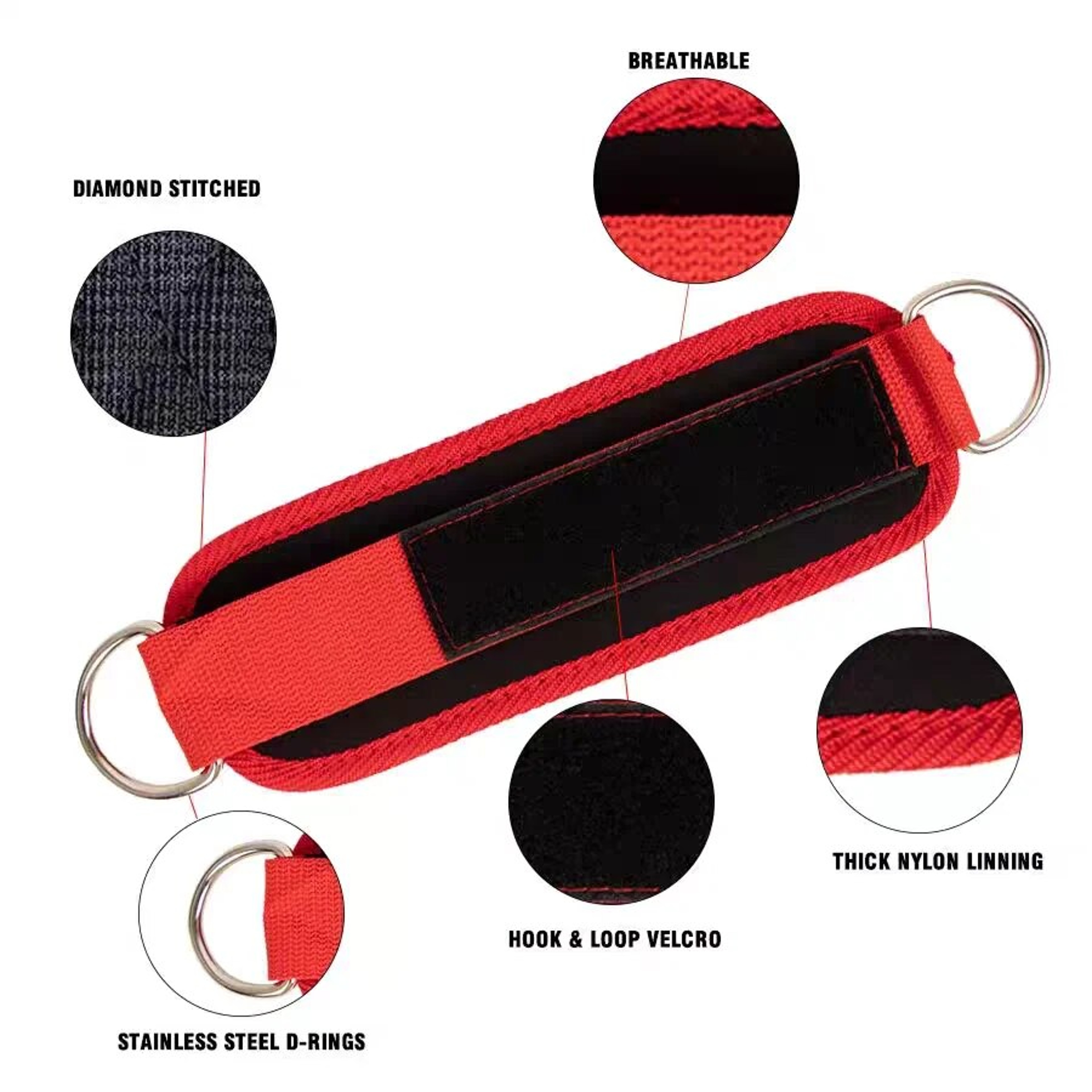Ankle Straps For Cable Machines  Enhanced Booty  Glute Leg Workout Equipment 1