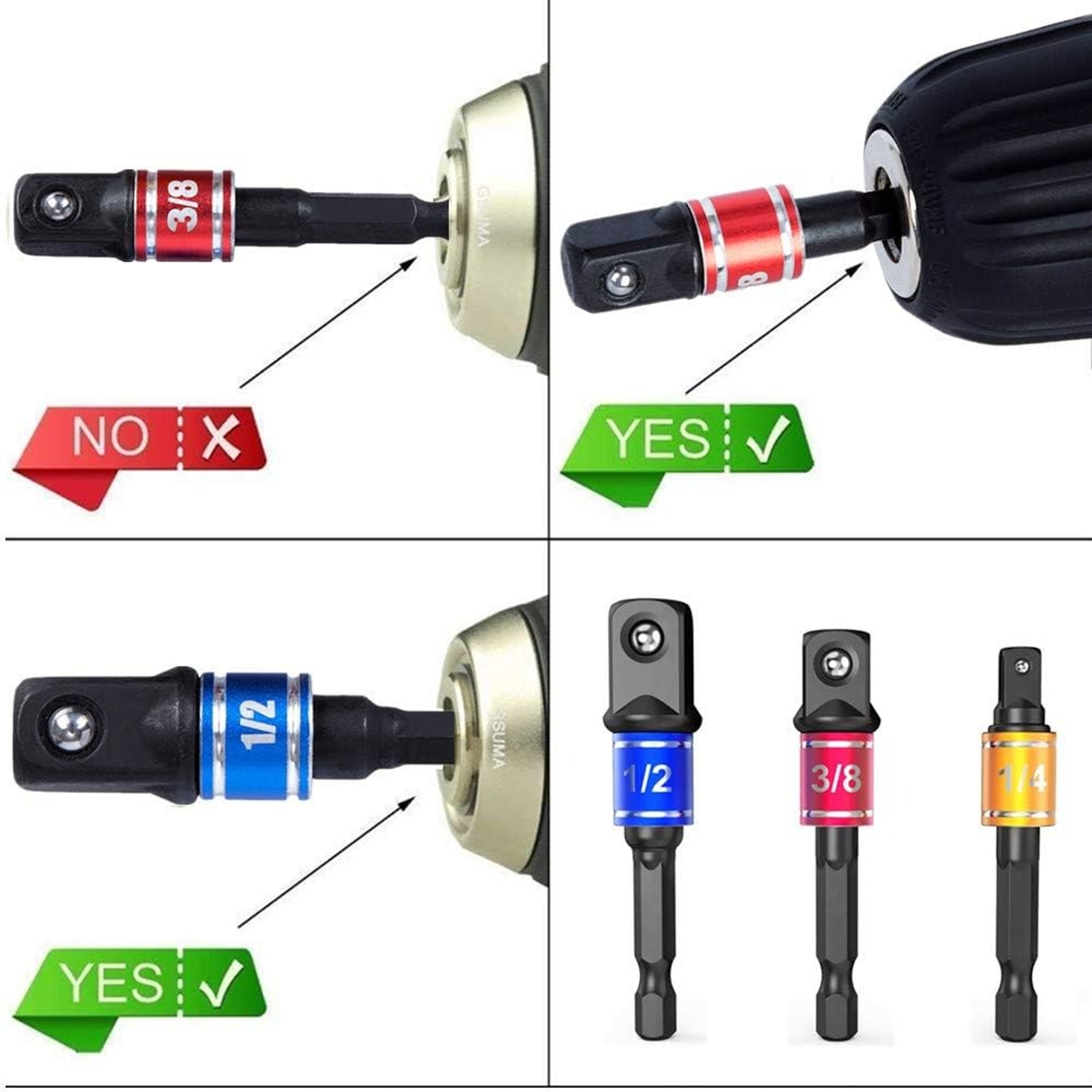 Degree Angle Drill Adapter Impact Grade Right Angle Drill Attachment Driver Extension Tool 1