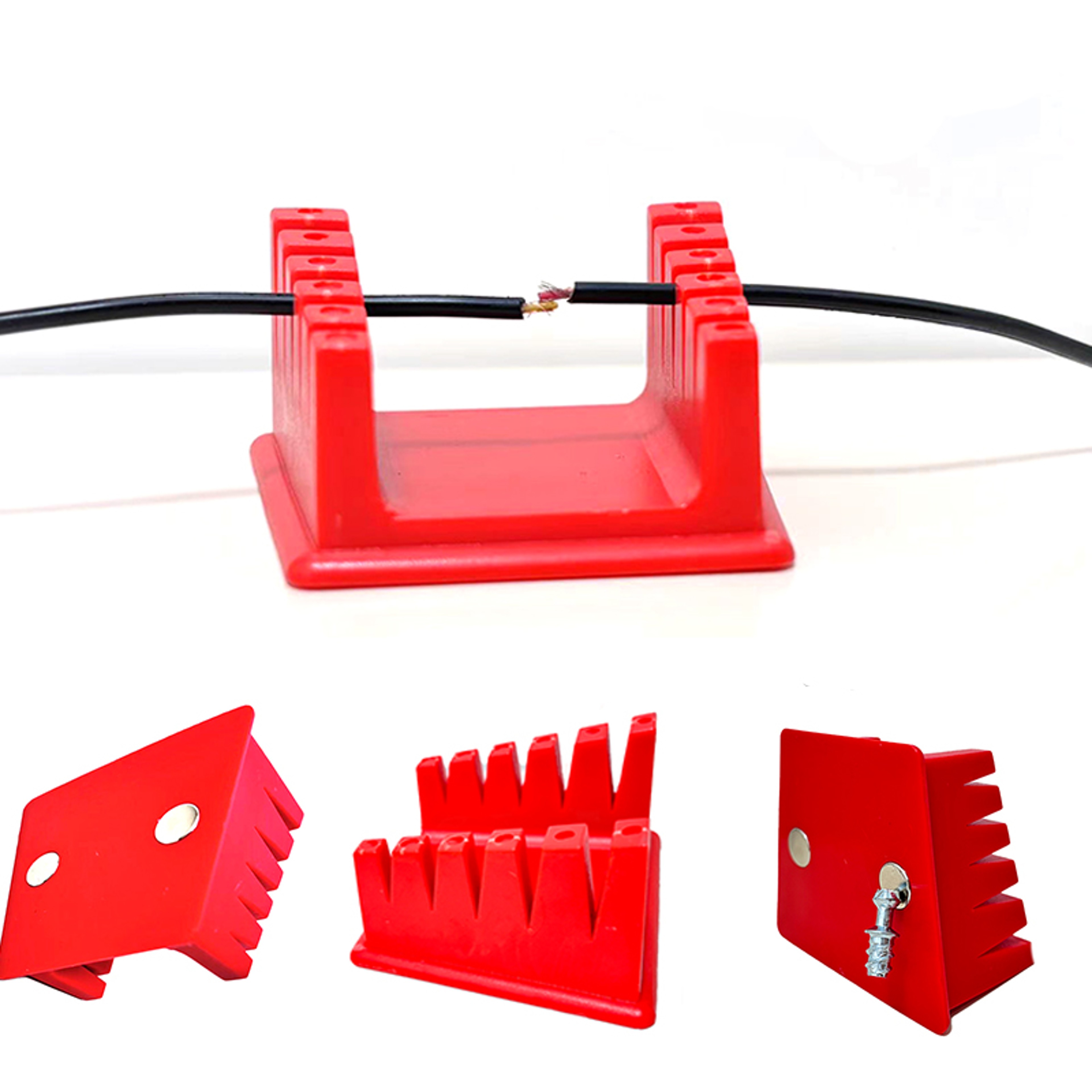 ABS Welding Wire Fixture for Soldering Cable Clamp Holder with Adjustable Gears – view 1