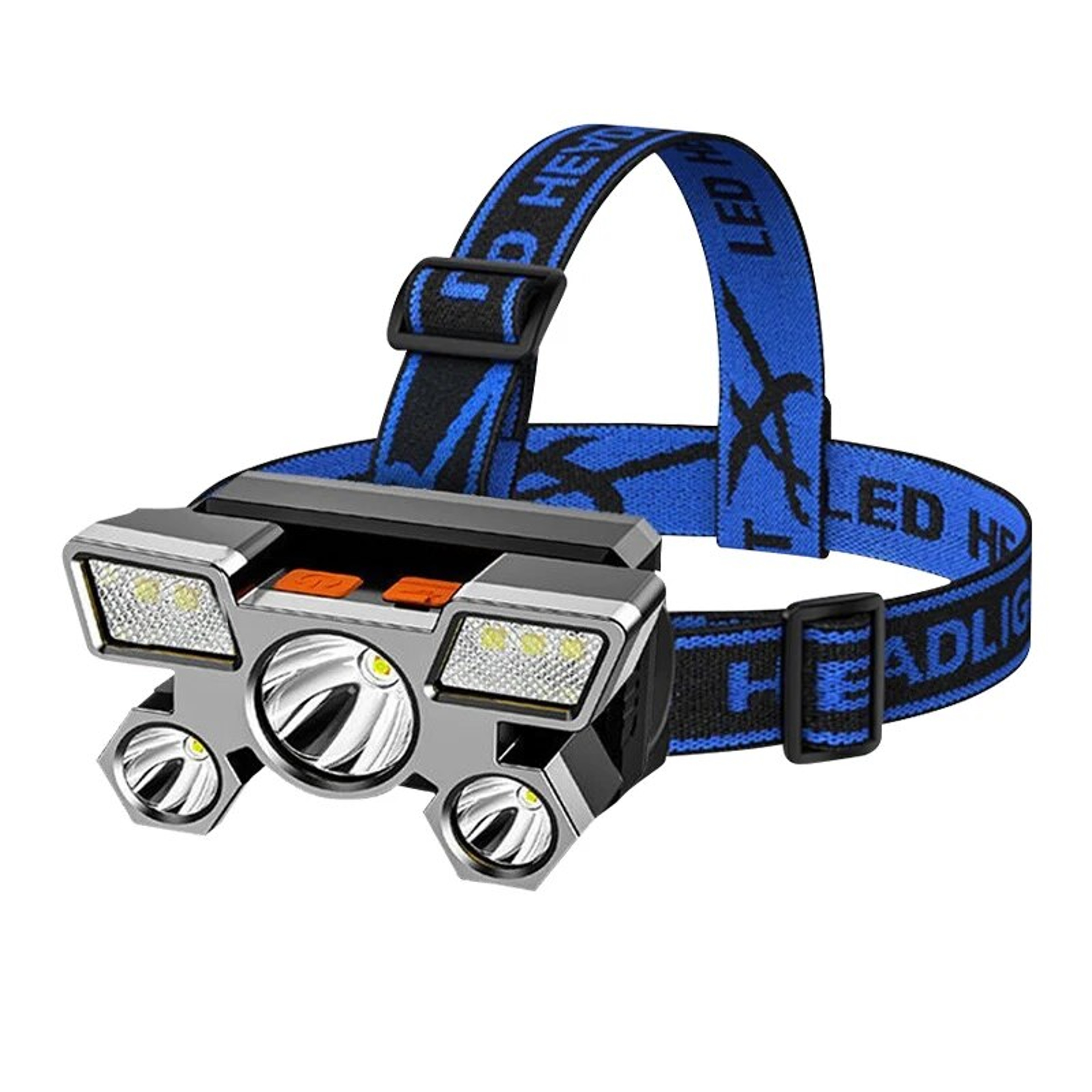 Rechargeable LED Headlamp for Fishing, Camping, and Hiking Powerful, Waterproof Headlight Torch – view 1