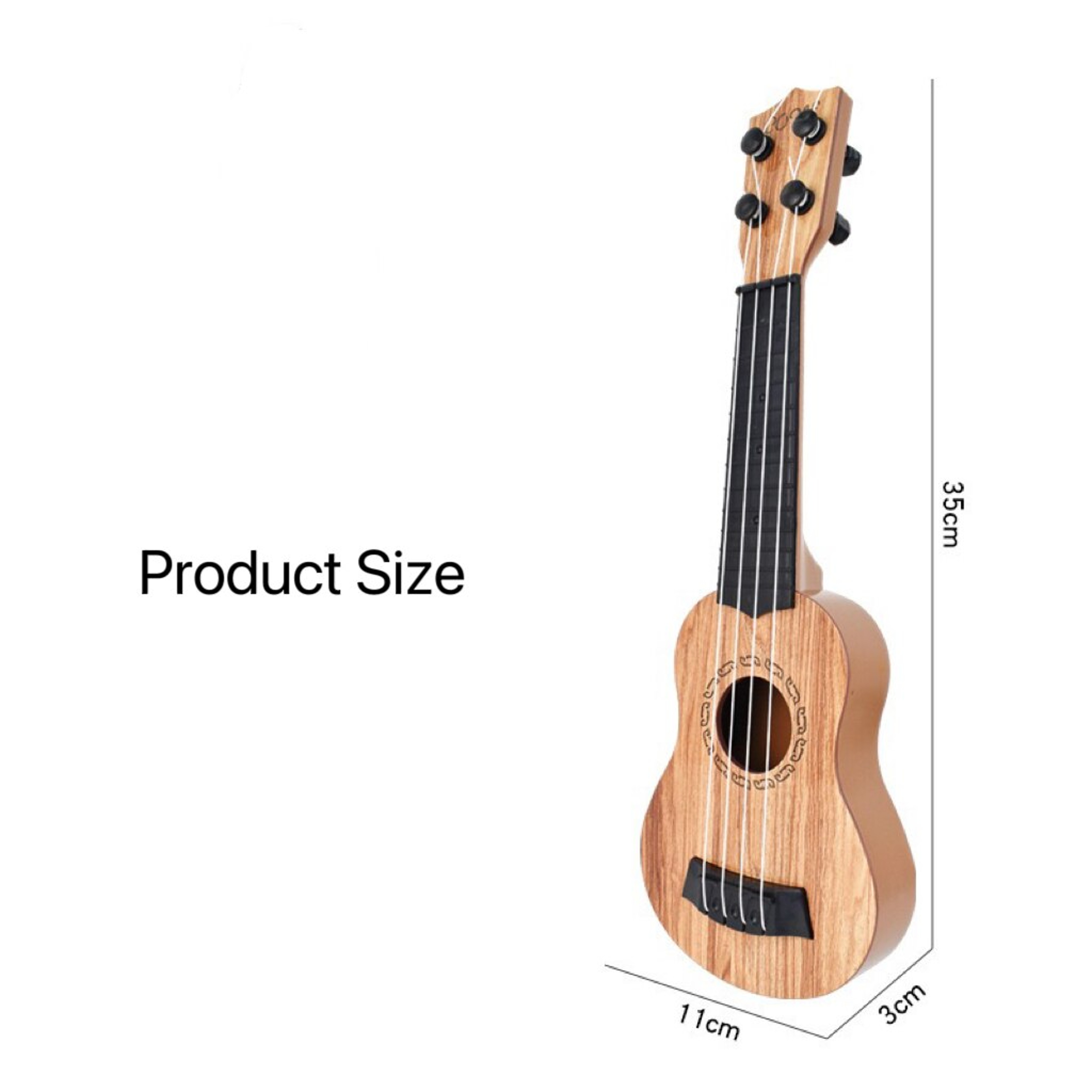 Children Guitar Toy Educational Music Instrument for Kids with Paddles Fun Yukrili Simulation – view 2