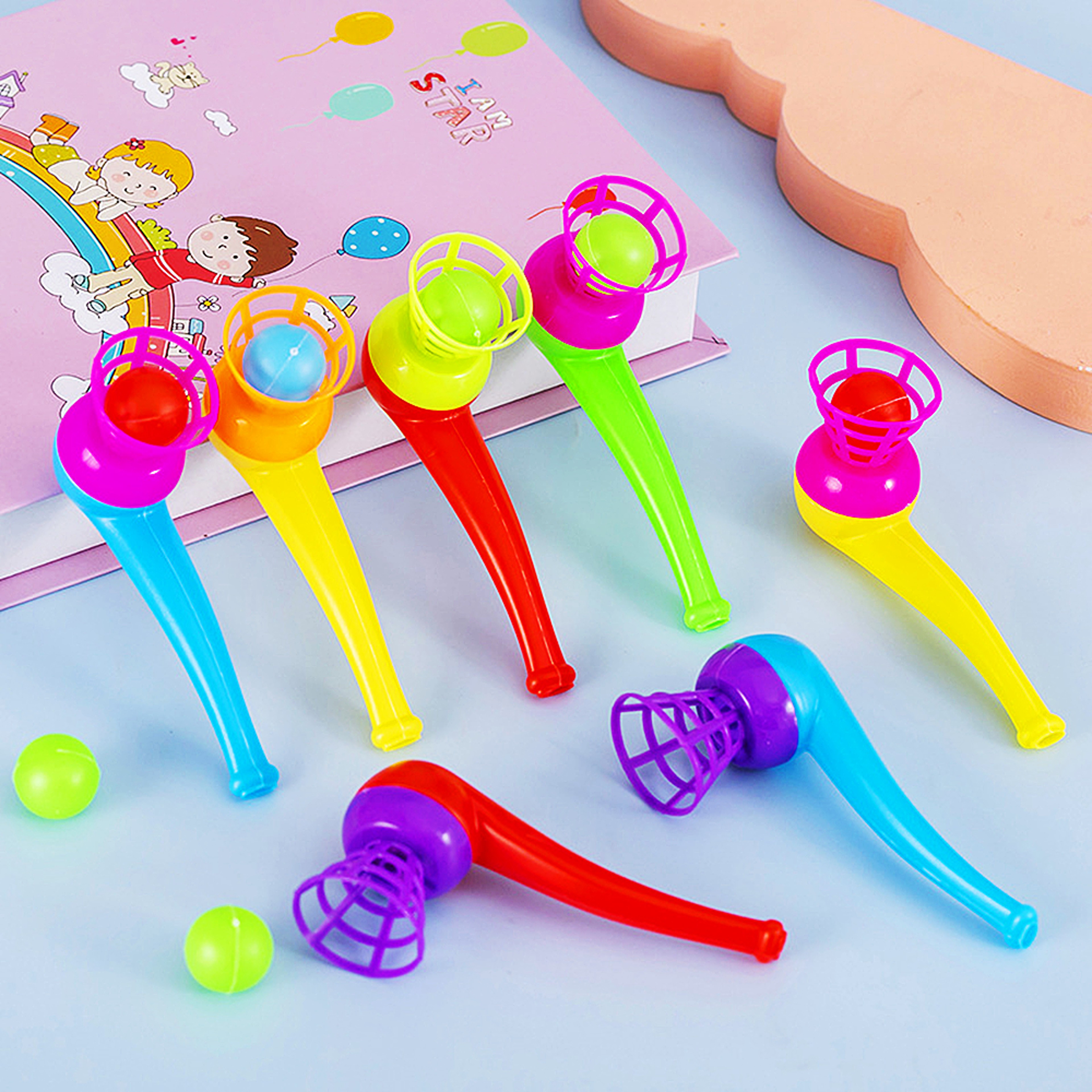 Magic Blowing Pipe Floating Ball Game for Kids Parties – view 7