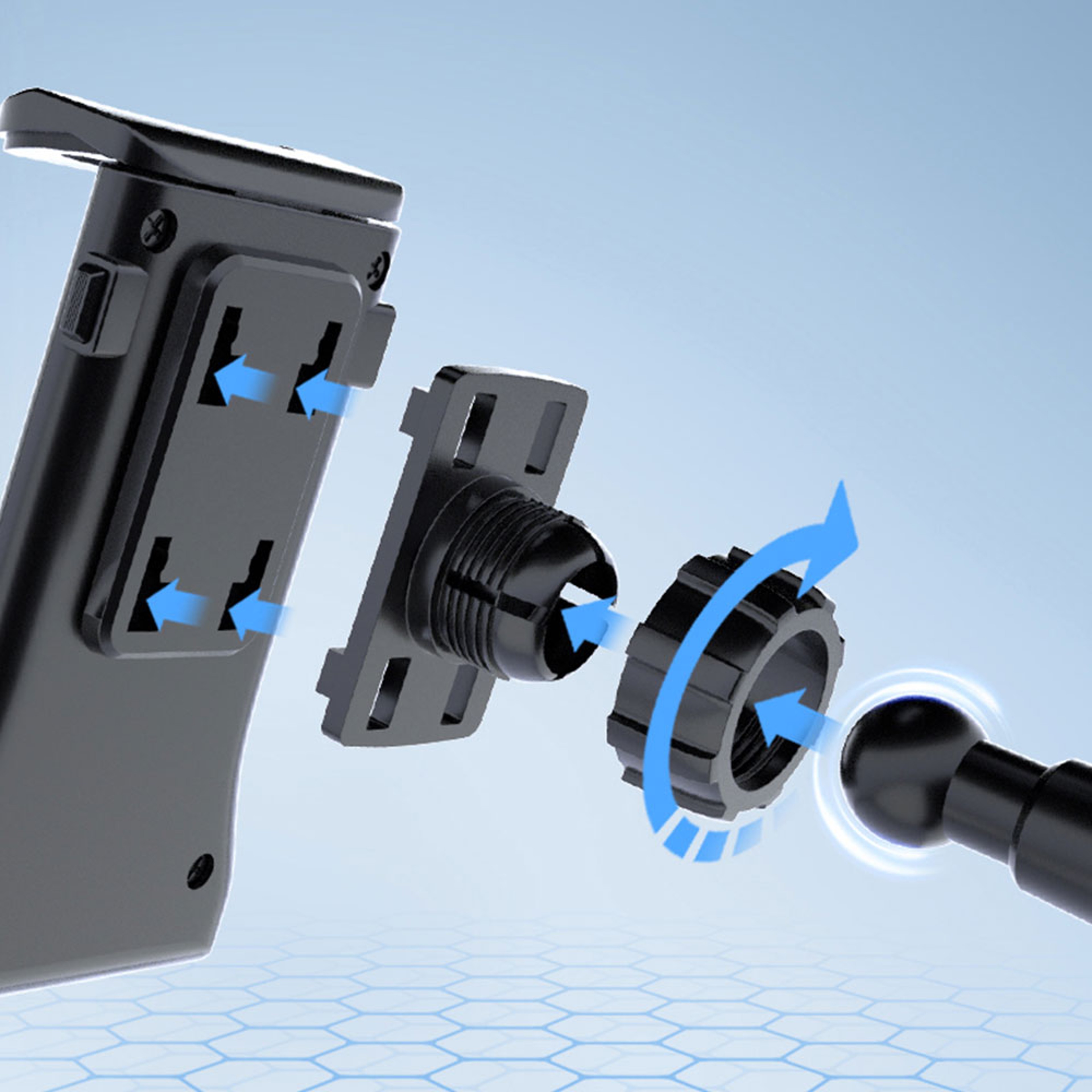 Adjustable Car Cup Holder  Phone Mount For IPhone  Android Universal Drink  GPS Holder For Vehicles 2
