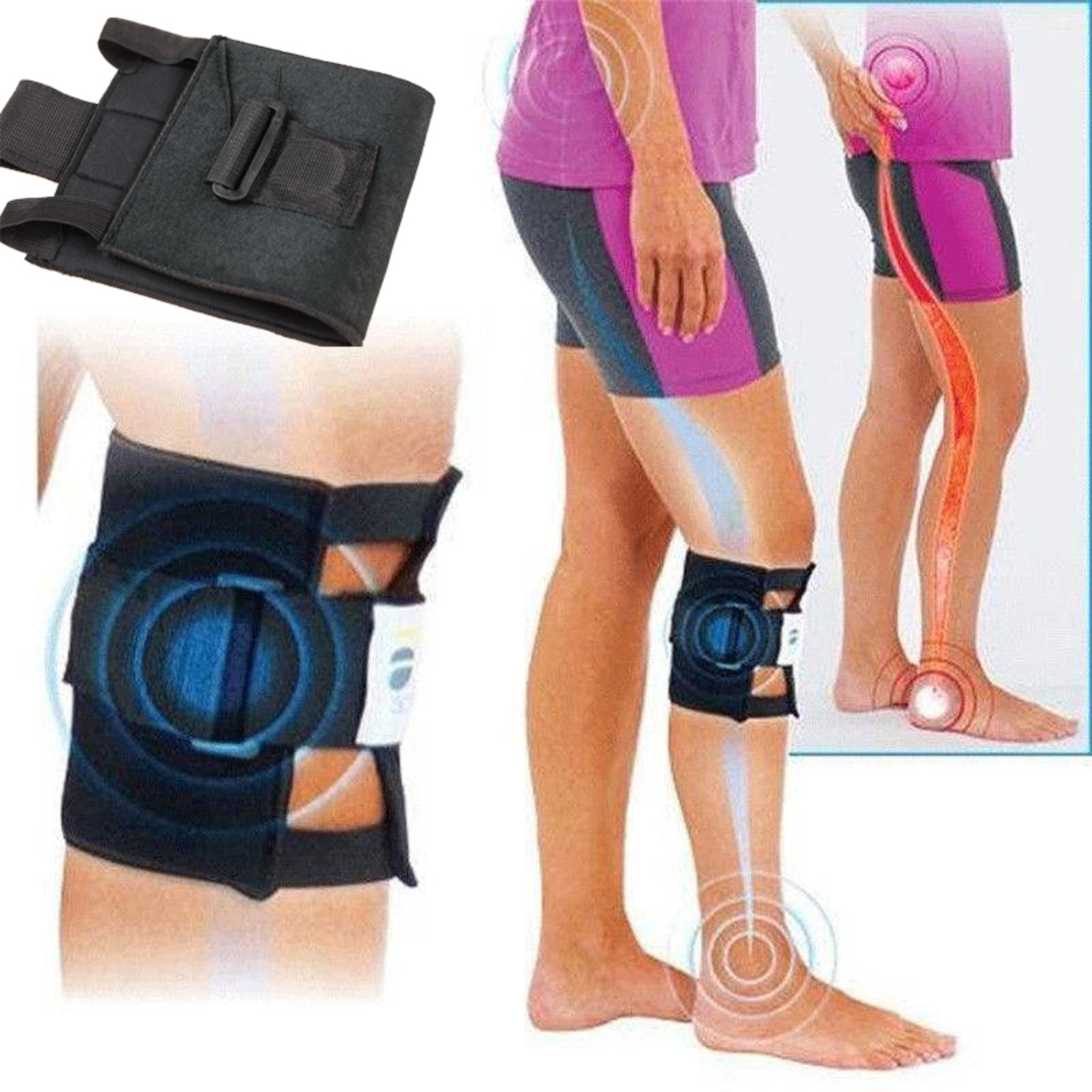 Magnetic Therapy Knee Brace For Sciatic Nerve  Back Pain Relief 1
