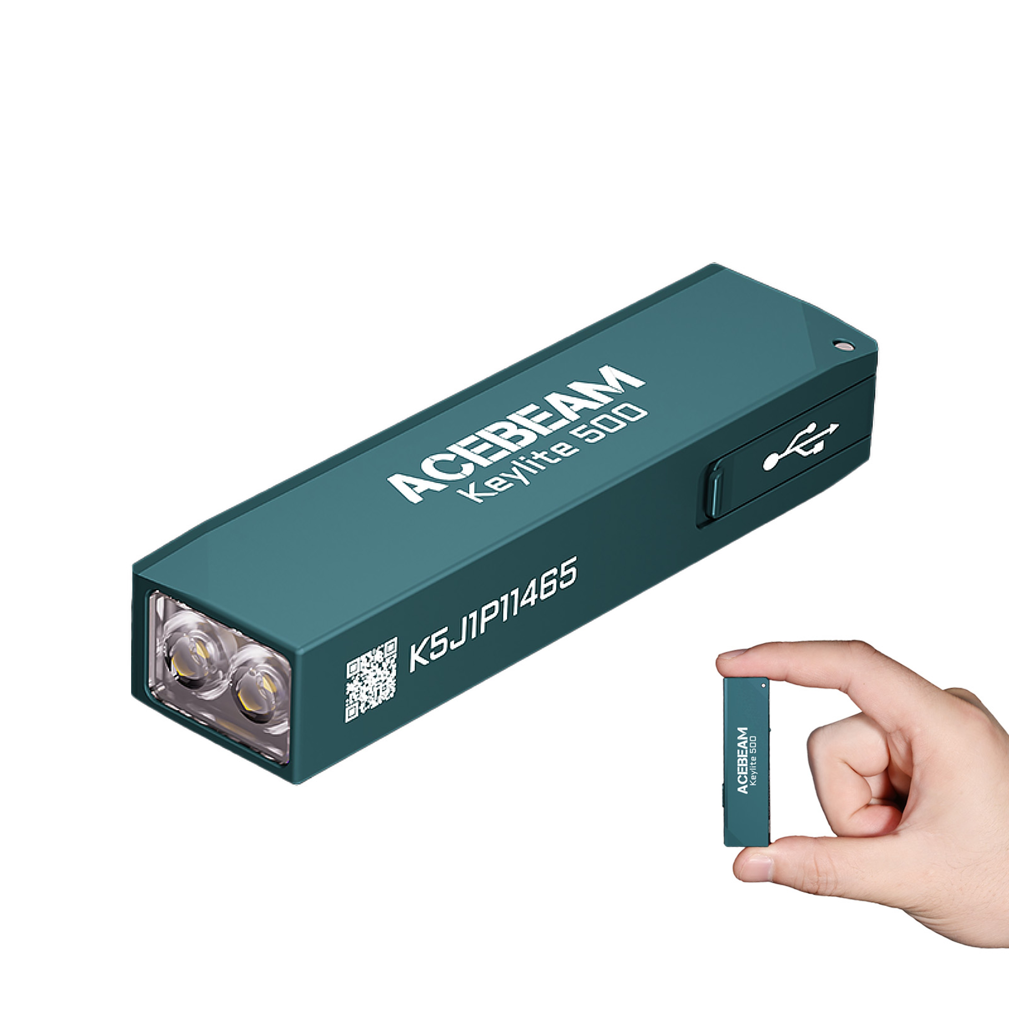 Keychain Flashlight Keylite Rechargeable EDC Flashlight With Dual LED Light Strobe Mode SelfDefense 6