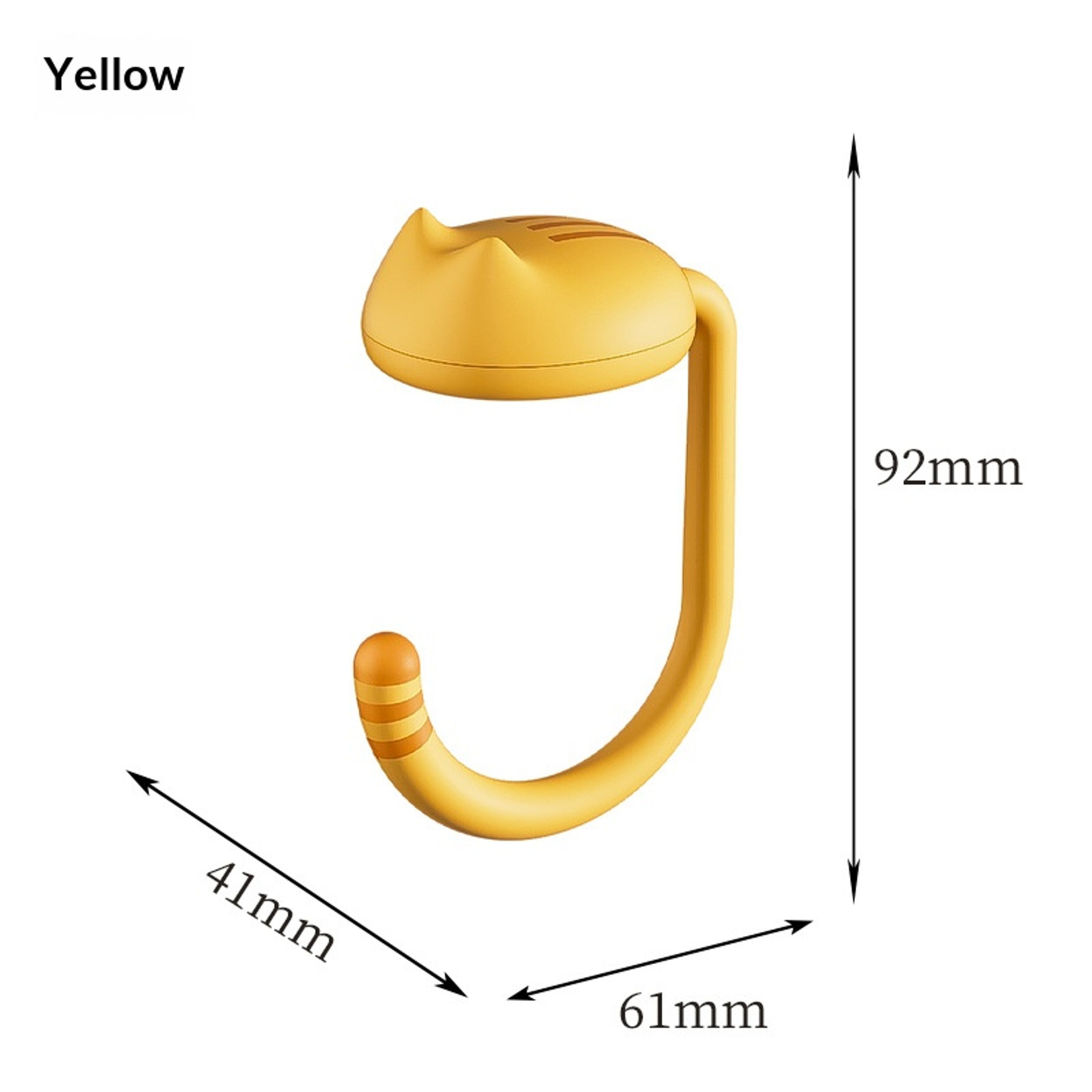 No Drill Student Desk Hook With Removable Bag Hanger  Easyto Install Detachable Hook For Organized  5