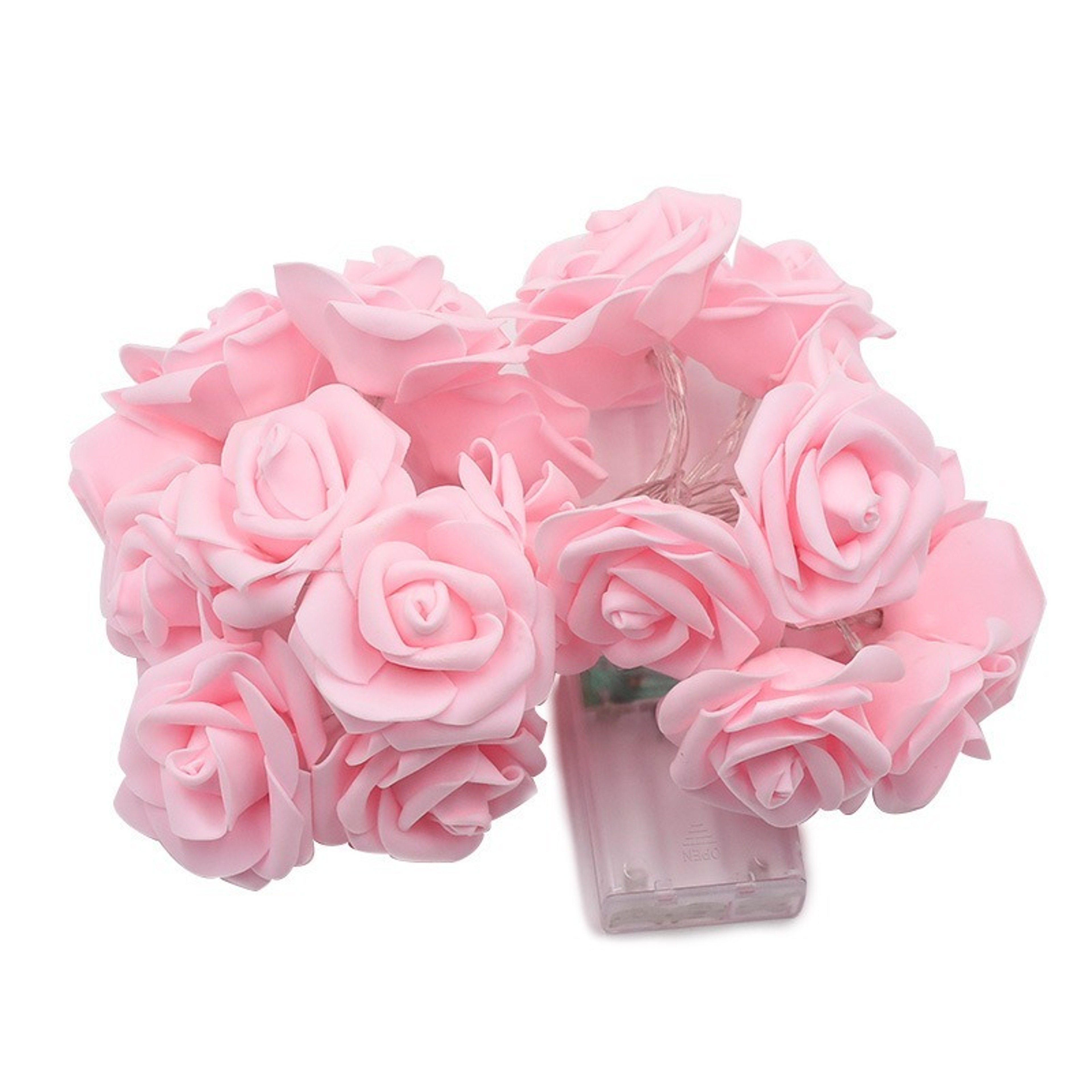 Romantic Rose Flower String Lights  Battery Operated LED Lamp for Weddings & Home Decor – view 5