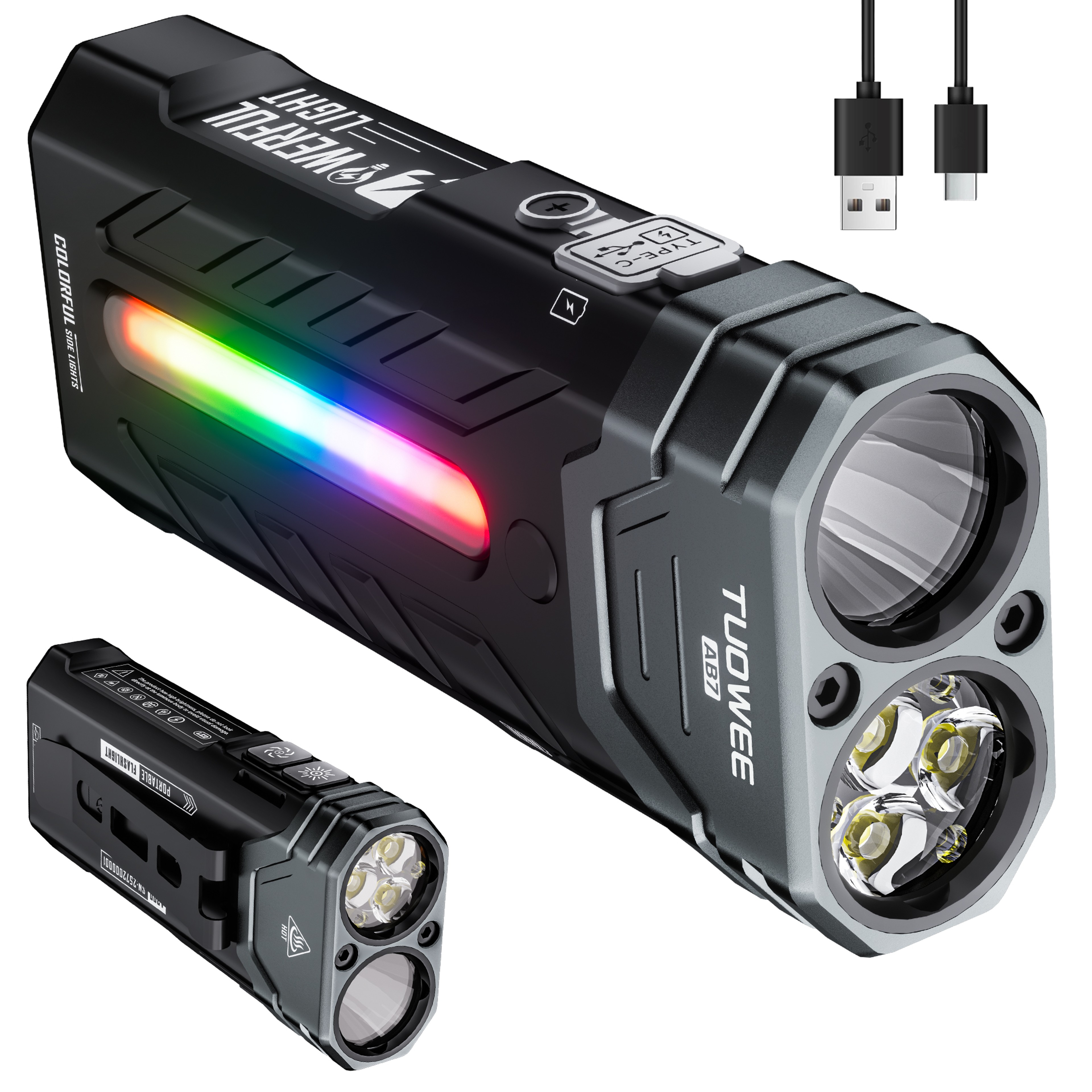 Multi Functional Portable LED Flashlight With Magnetic Torch Perfect For Hiking And Camping Adventu 7
