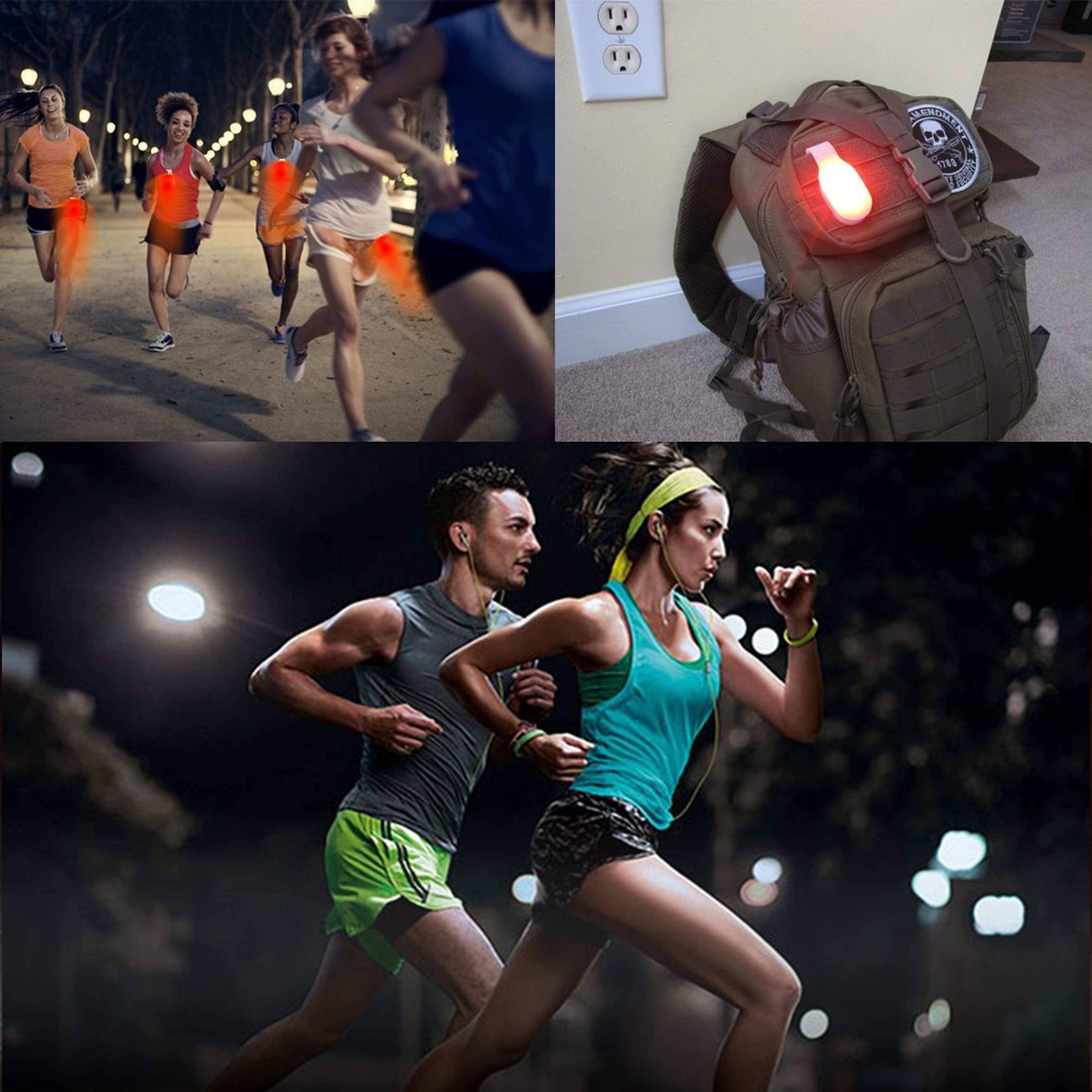 Mini Clip on Emergency Safety Light for Outdoor Activities, Cycling, Hiking, and More | Soft Silicone, Durable LED Lamp – view 2