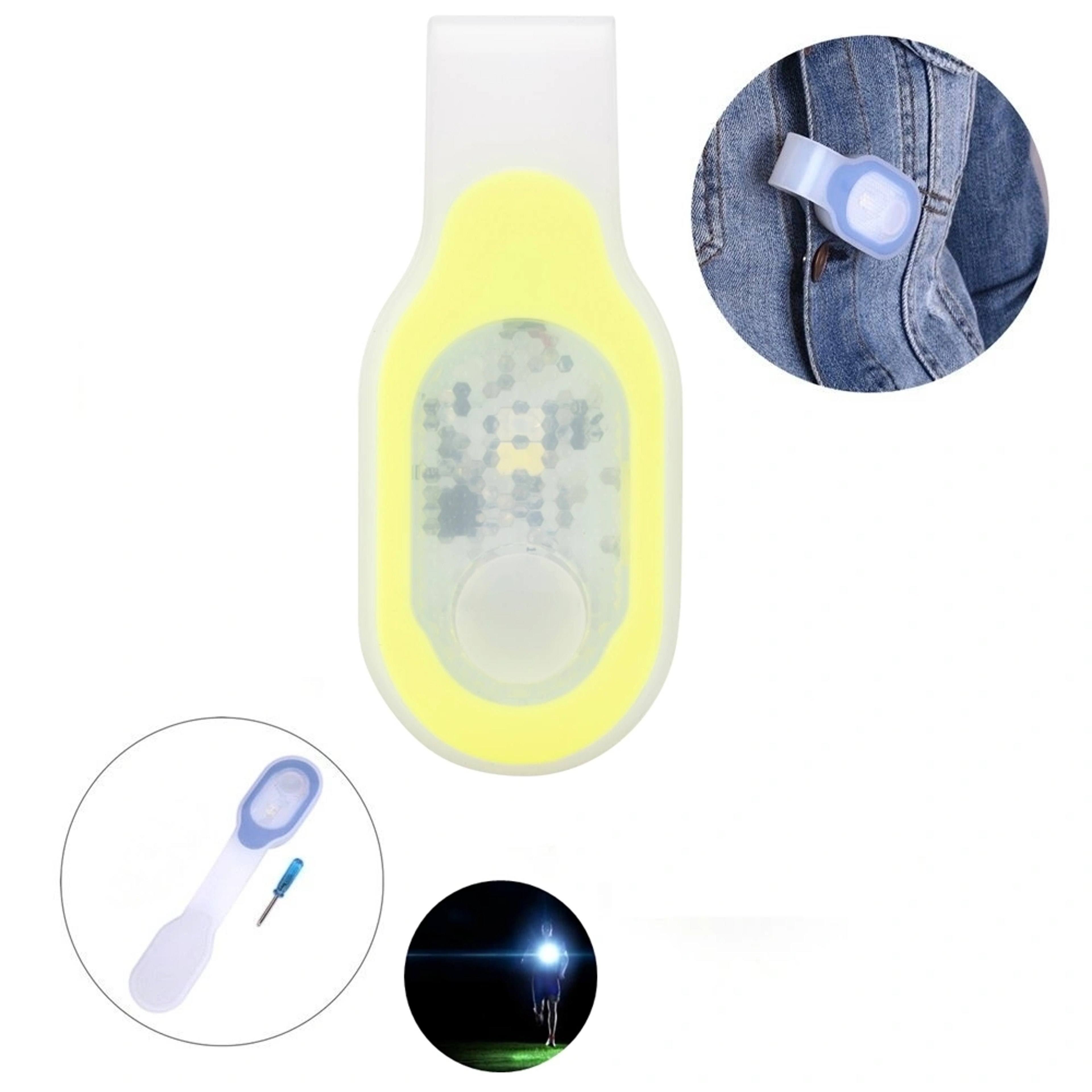 Mini Clip on Emergency Safety Light for Outdoor Activities, Cycling, Hiking, and More | Soft Silicone, Durable LED Lamp – view 7