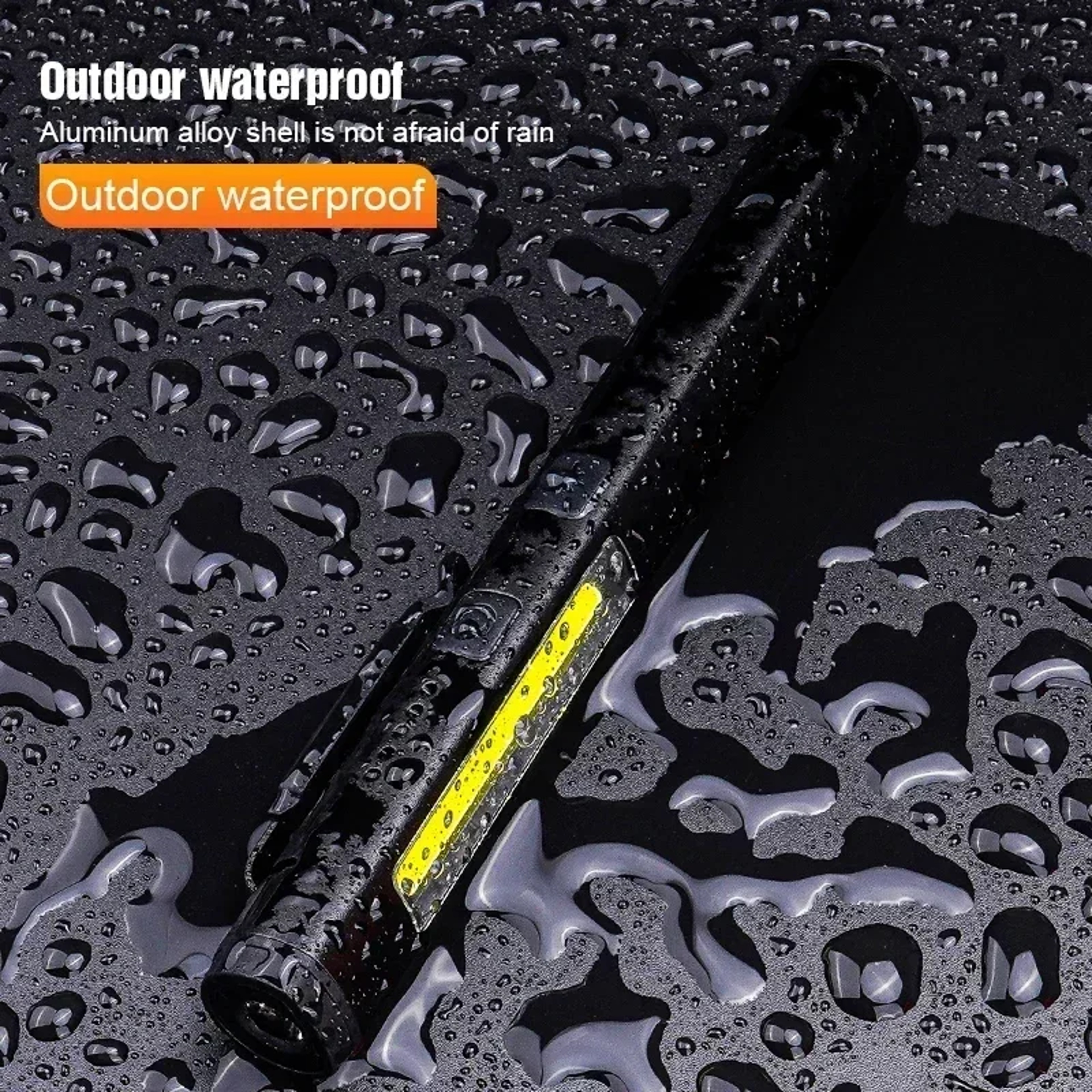 Mini USB Rechargeable LED Flashlight With Magnet Waterproof Pocket Light For Emergency Work And Out 5