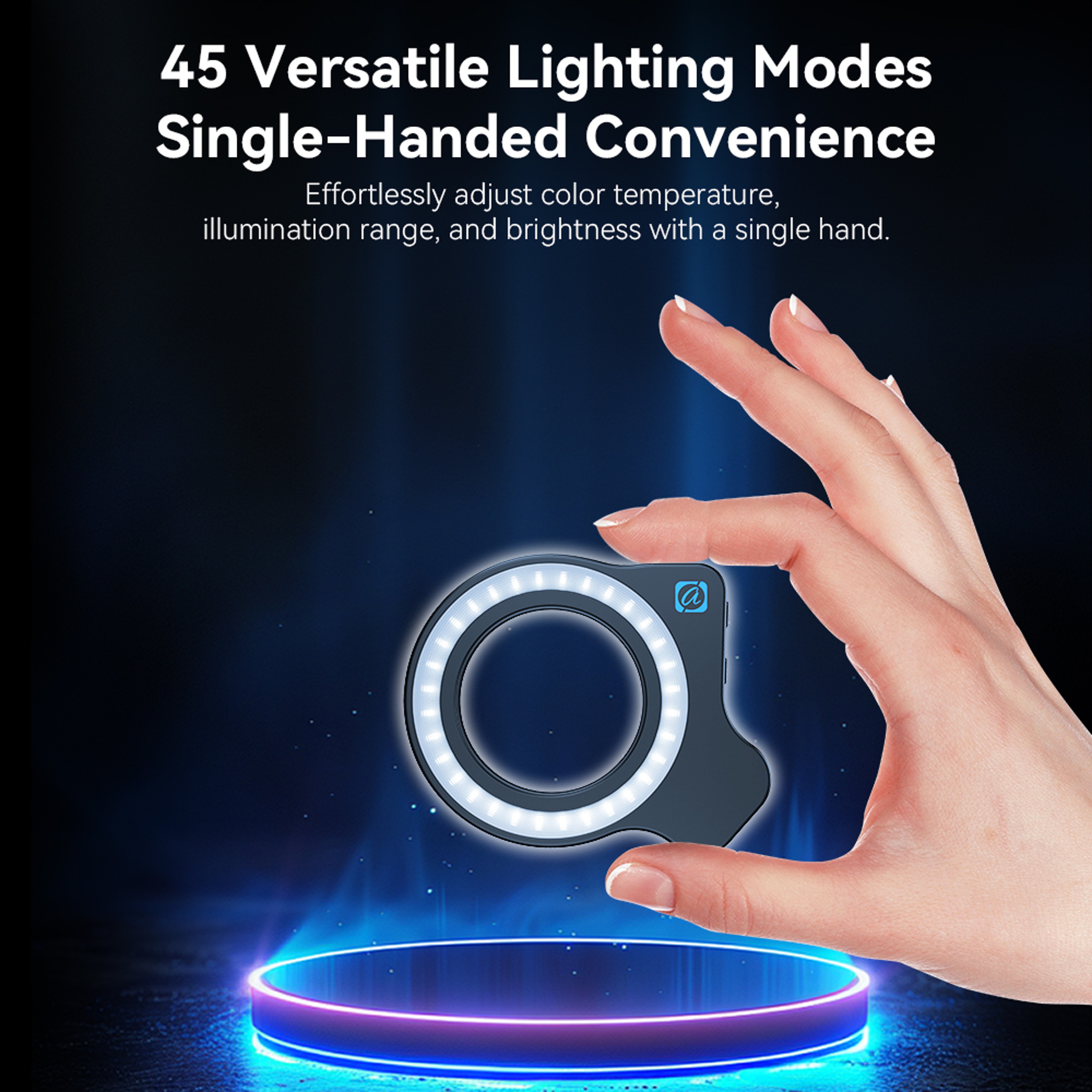 Macro Lens Ring Light with Light Modes High-Power Fill Light for Precise Photography – view 2