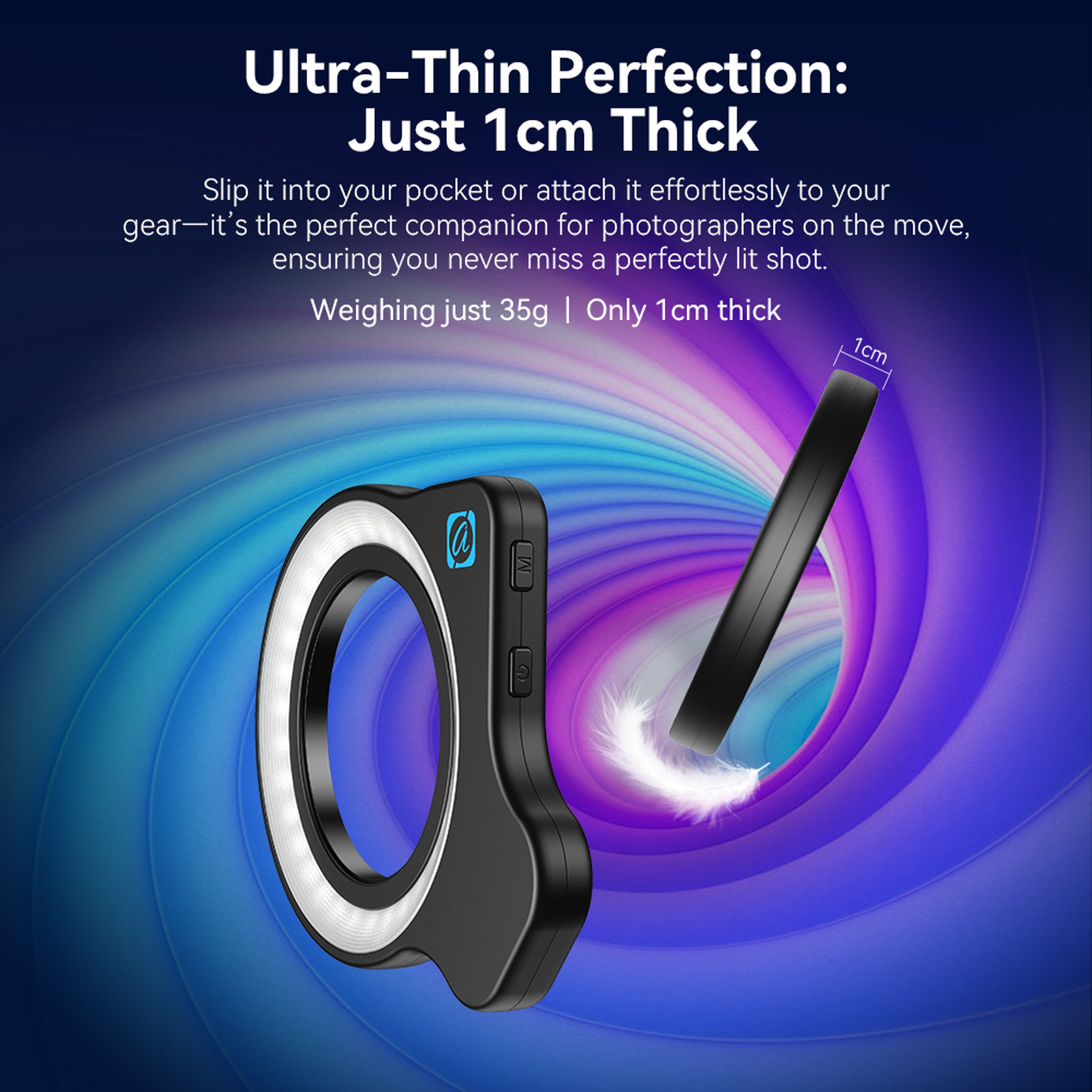 Macro Lens Ring Light with Light Modes High-Power Fill Light for Precise Photography – view 4