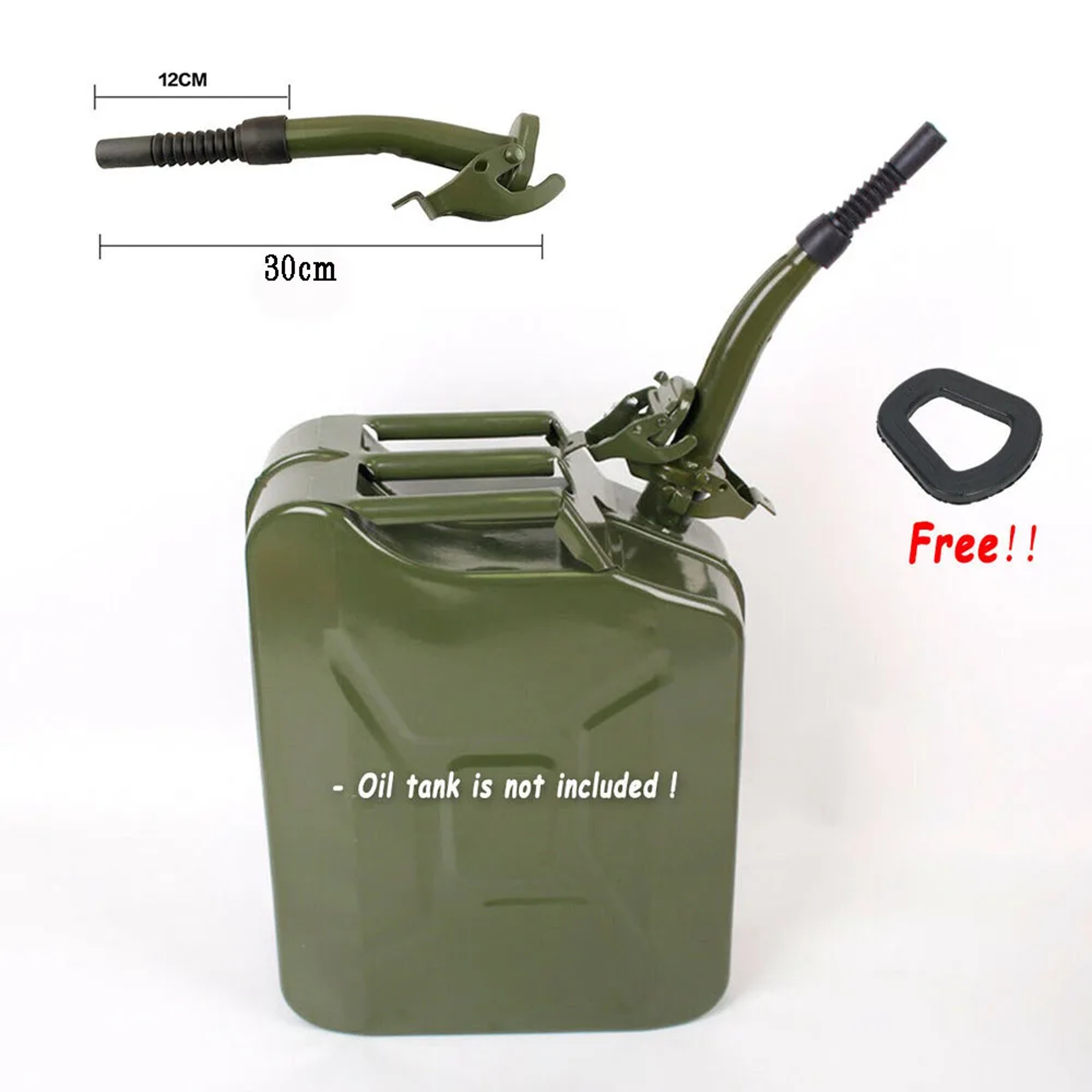Flexible Fuel Filler Pipe for Jerry Cans Durable Rubber Nozzle – view 1