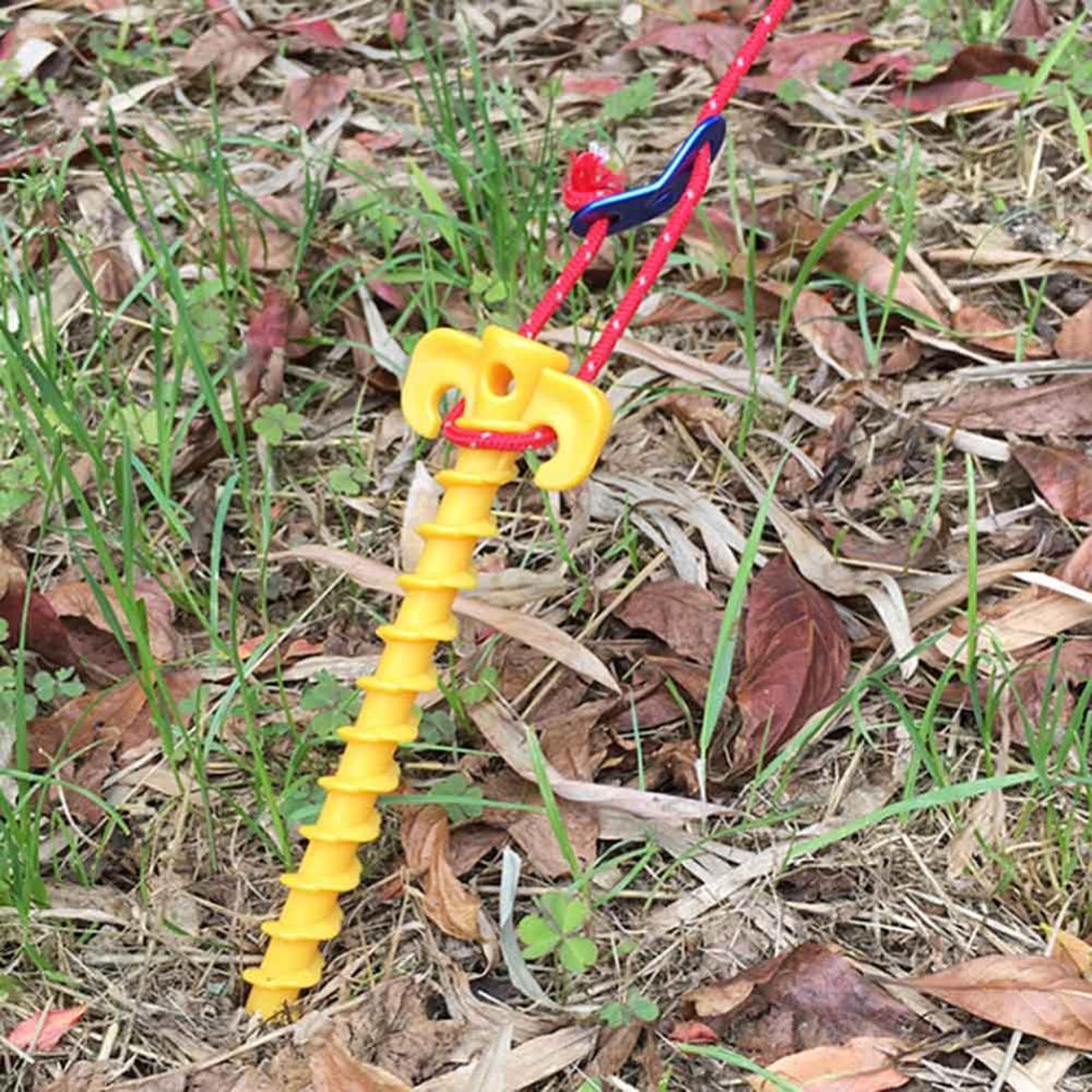 High Grip Spiral Sand Tent Stakes Pack For Beach  Camping Stability 2