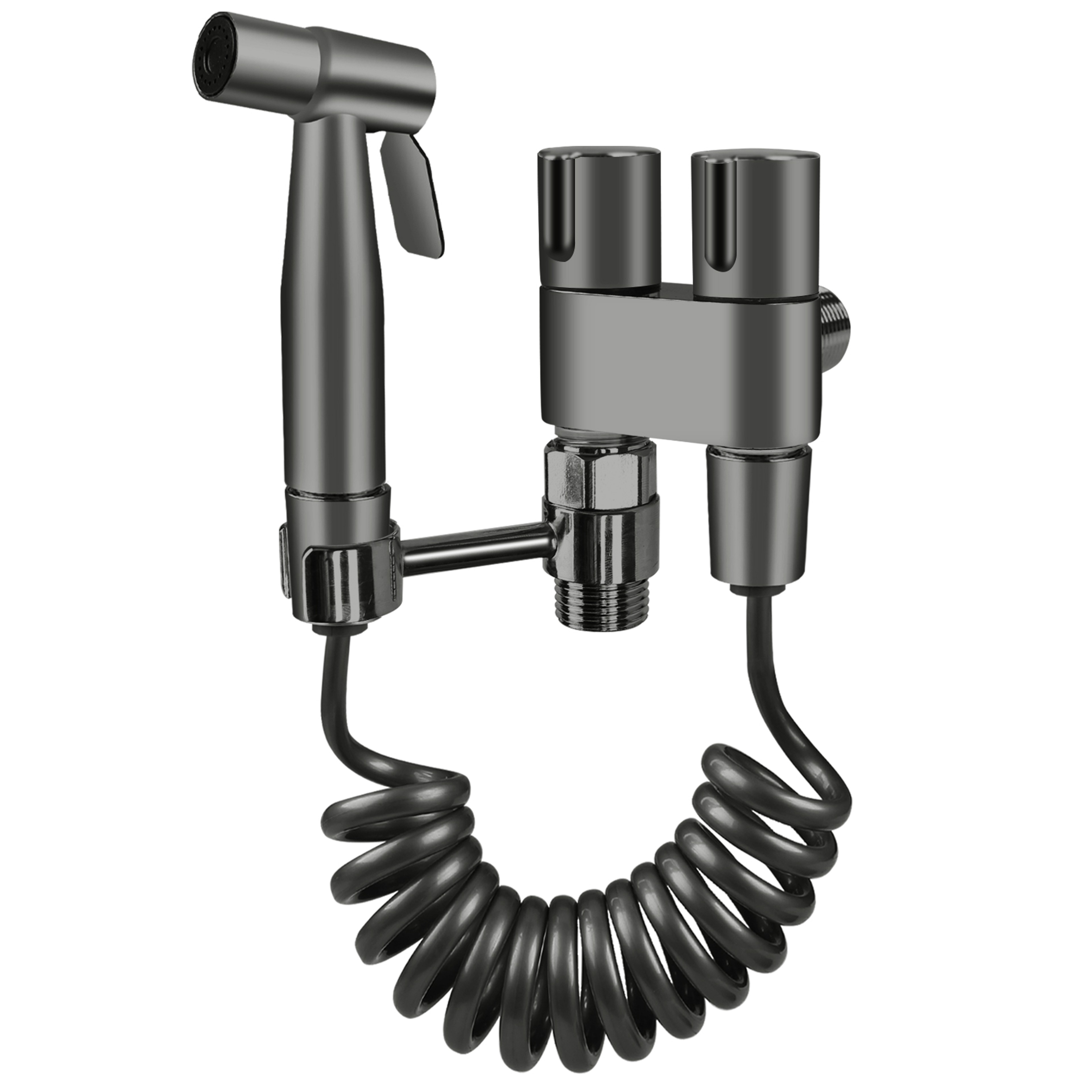 Stainless Steel Handheld Bidet Sprayer for Toilet Hygienic Bathroom Cleaning Kit – view 7
