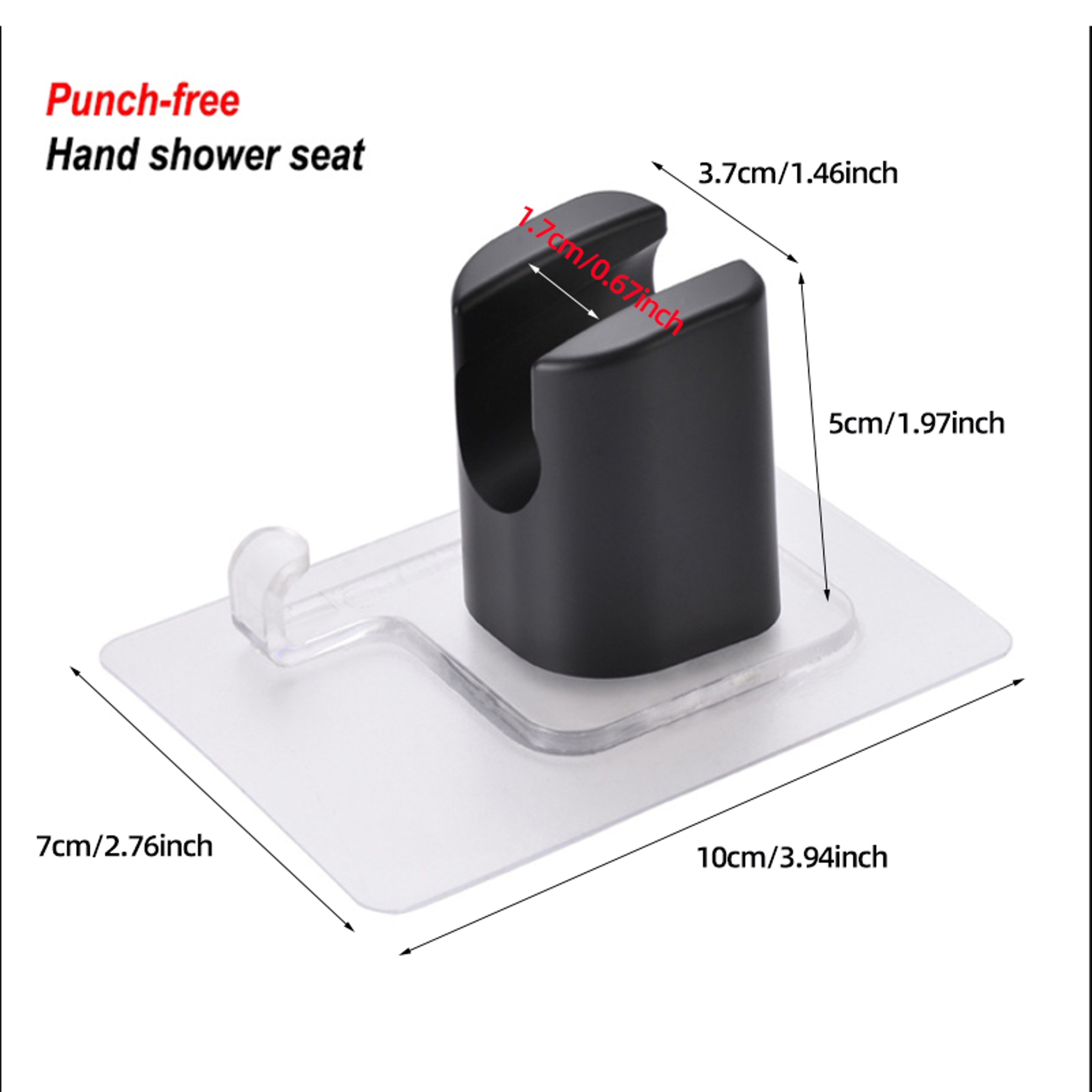 Handheld Bidet Sprayer Set with No Drill Bracket Self Cleaning Toilet Attachment – view 3