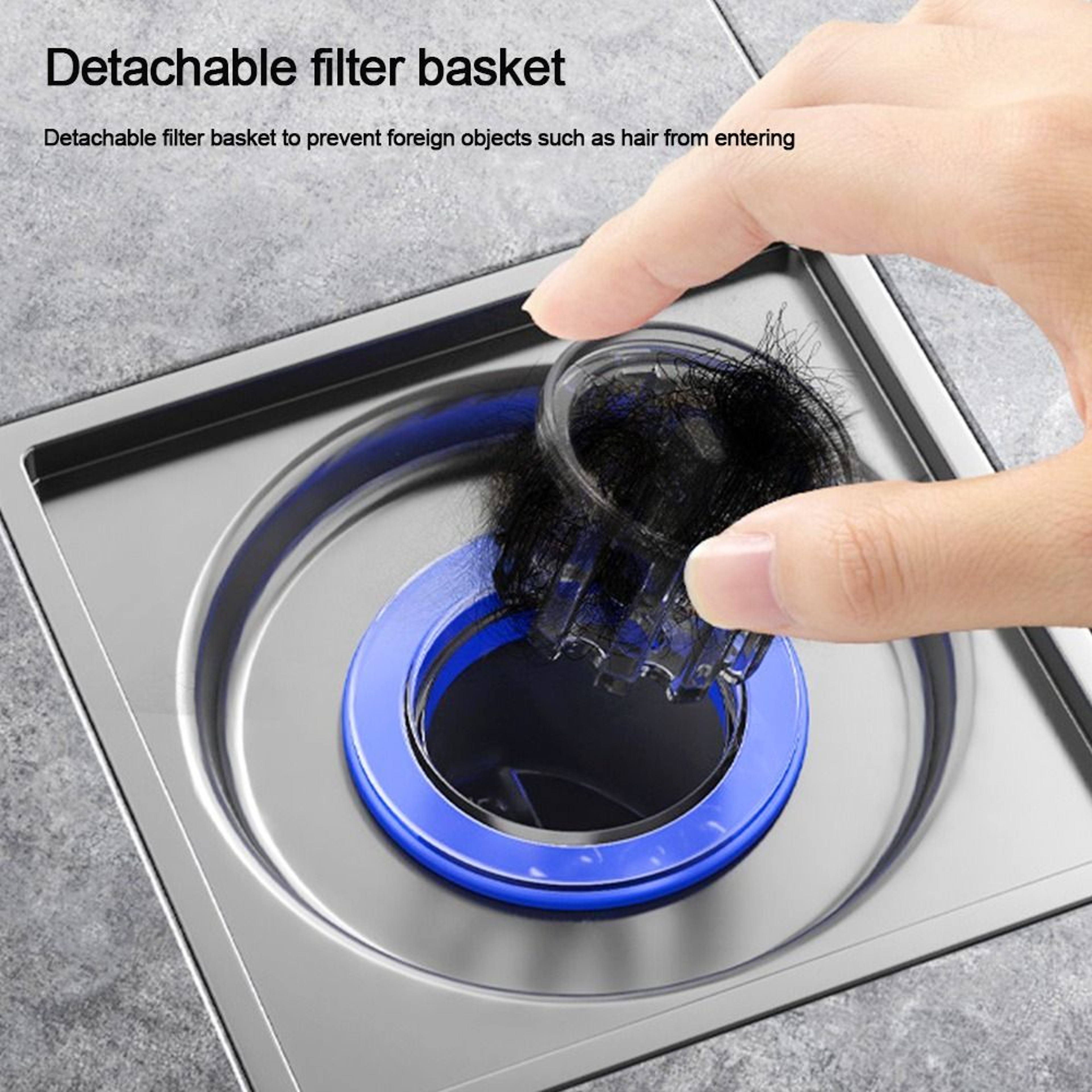 All Copper Floor Drain Core Stopper Anti Odor Insectproof Bathroom Drain Cover – view 2