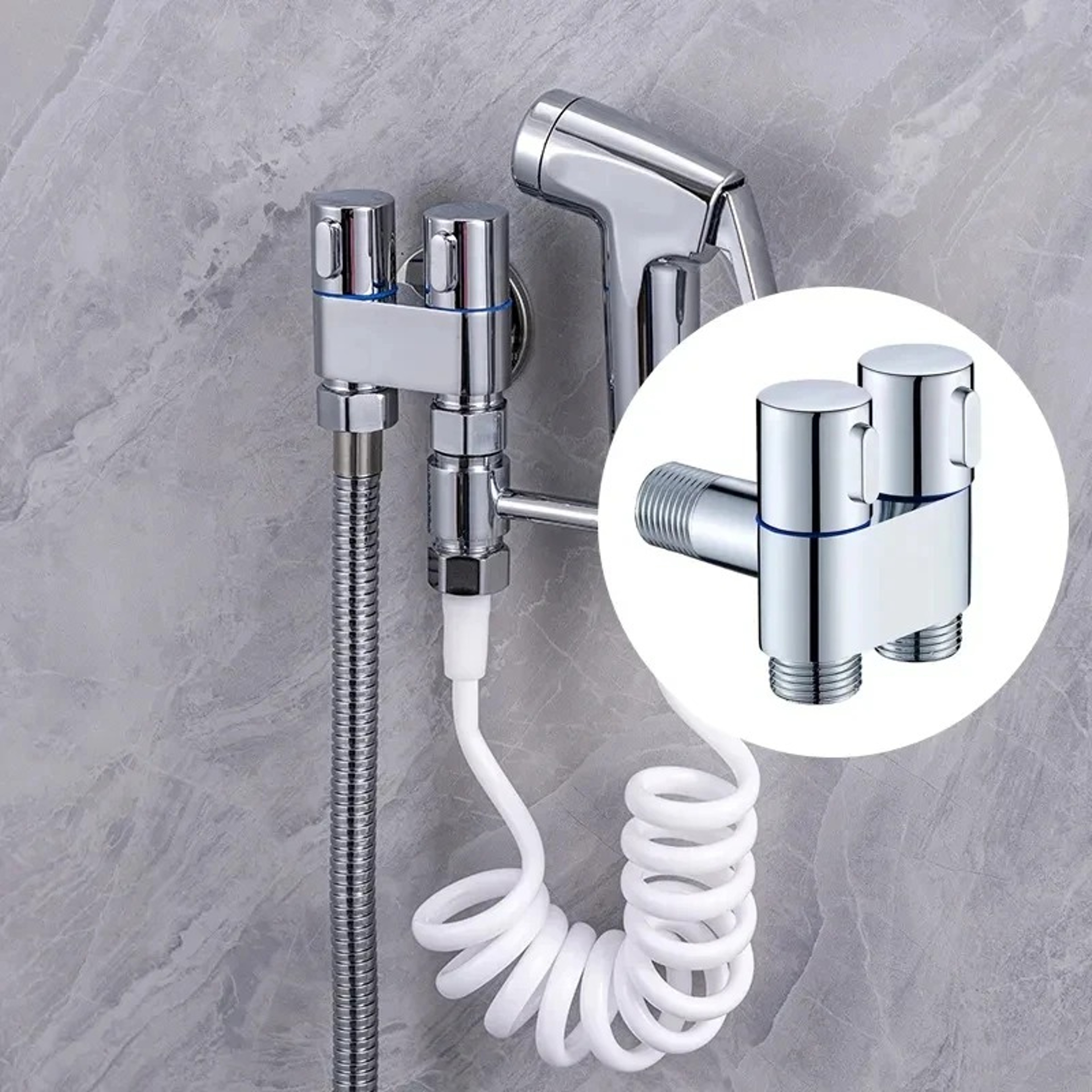 Handheld Bidet Sprayer Set for Toilet Hygienic Bathroom Cleaning Kit – view 4