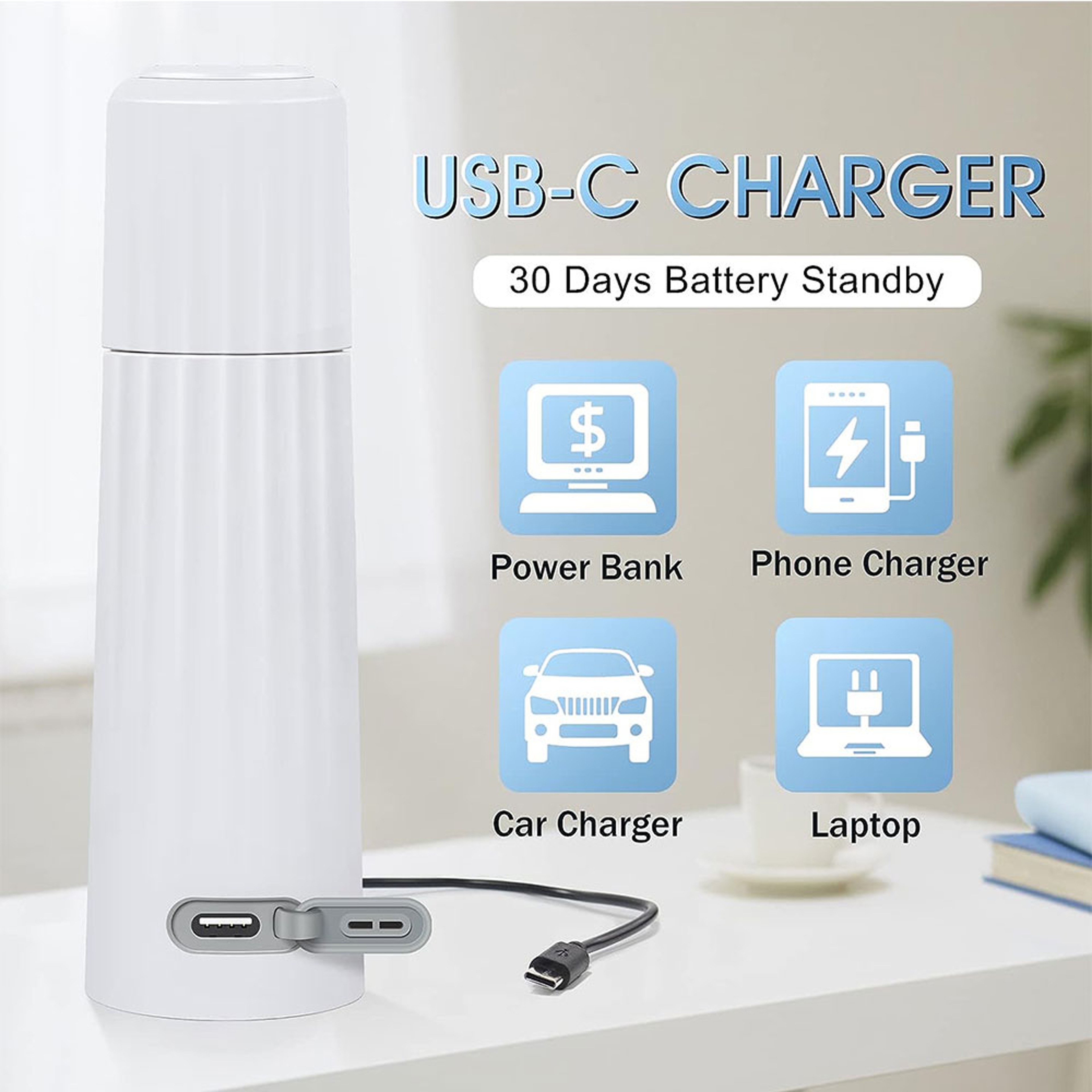 High Pressure Portable Bidet Bottle USB Rechargeable Travel Hygiene Sprayer – view 4