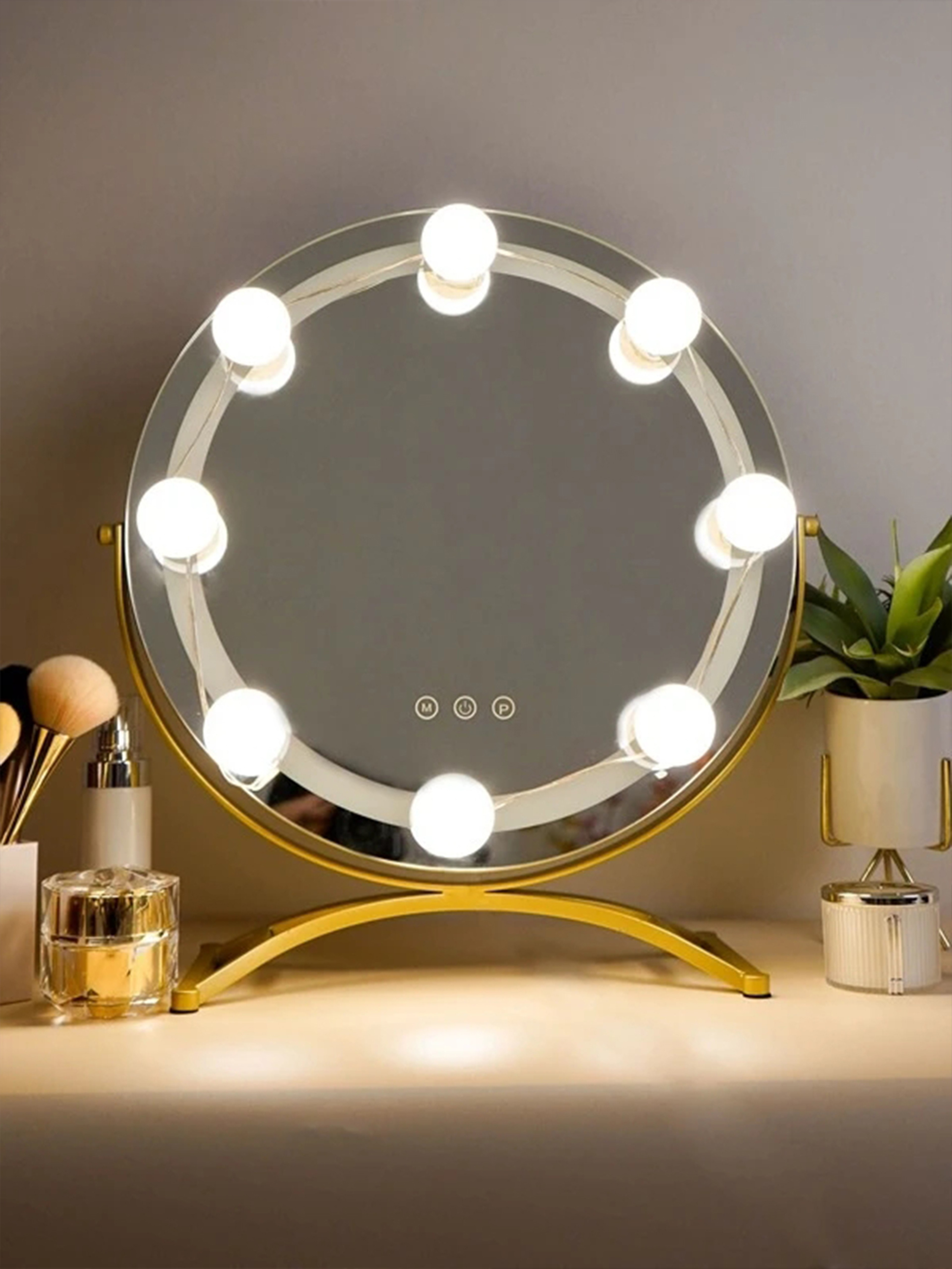 Hollywood Style LED Vanity Lights USB Dimmable Makeup Mirror Lighting Kit – view 2