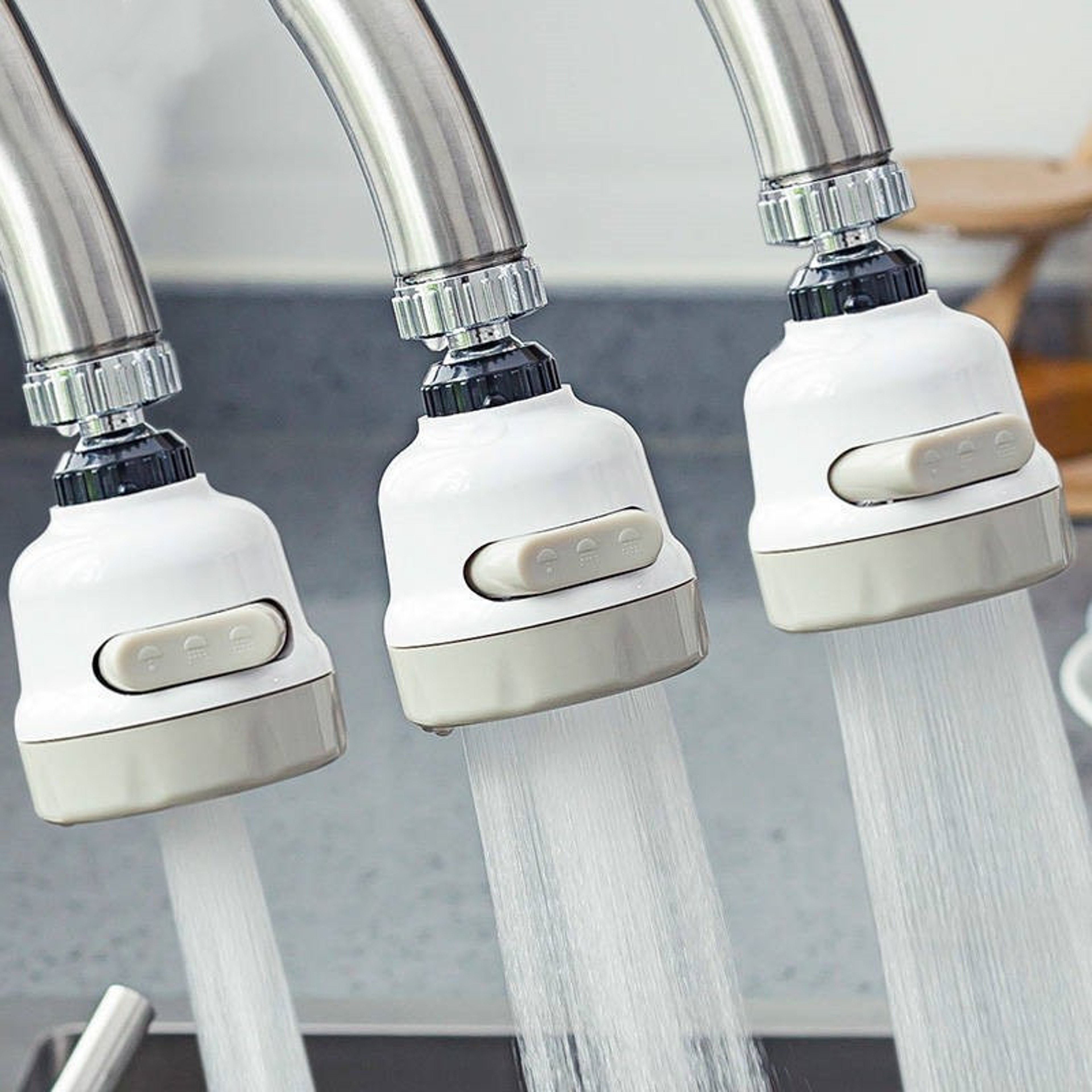 Flexible Faucet Aerator With Spray Modes Rotatable Faucet Aerator For Kitchen Sink 0