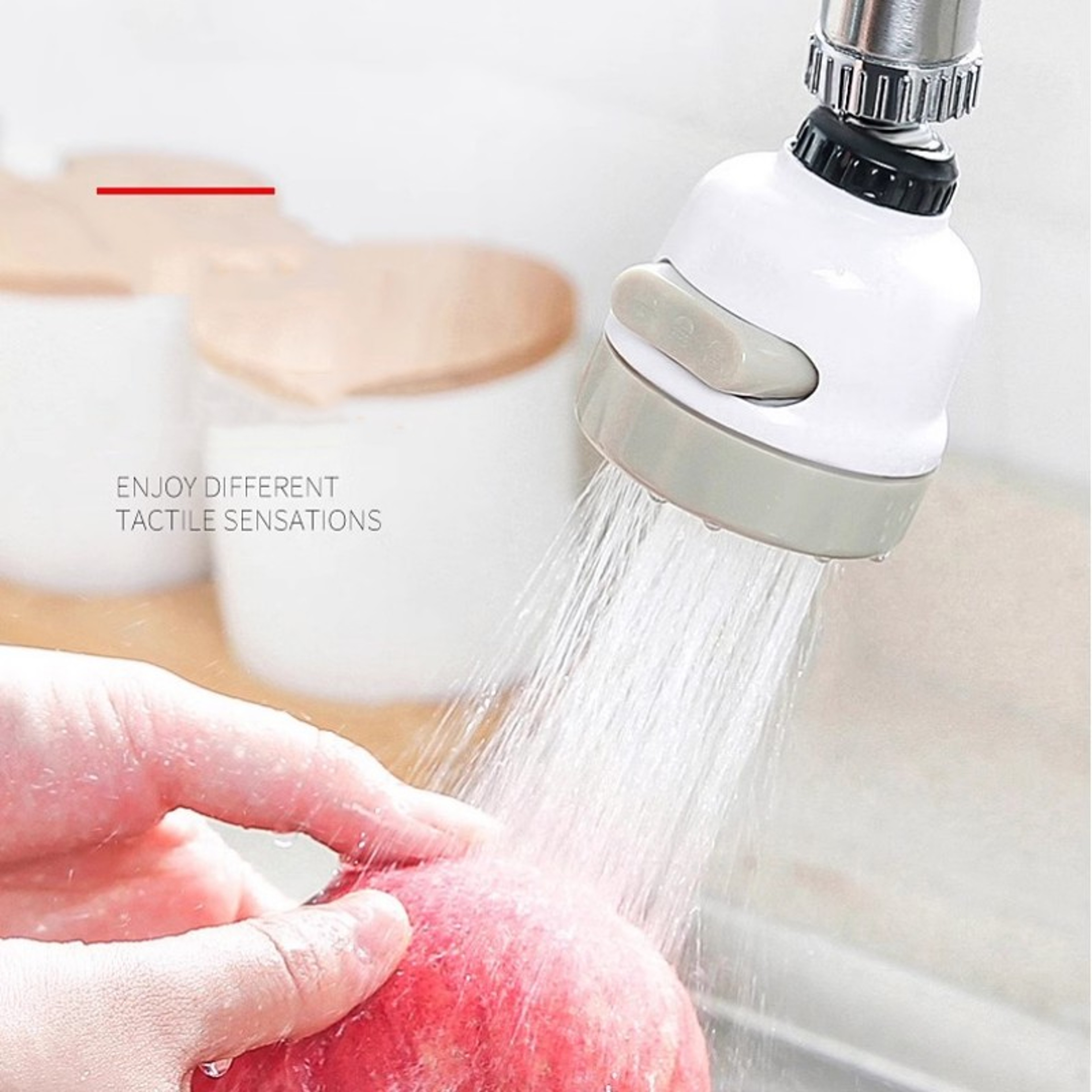 Flexible Faucet Aerator With Spray Modes Rotatable Faucet Aerator For Kitchen Sink 2
