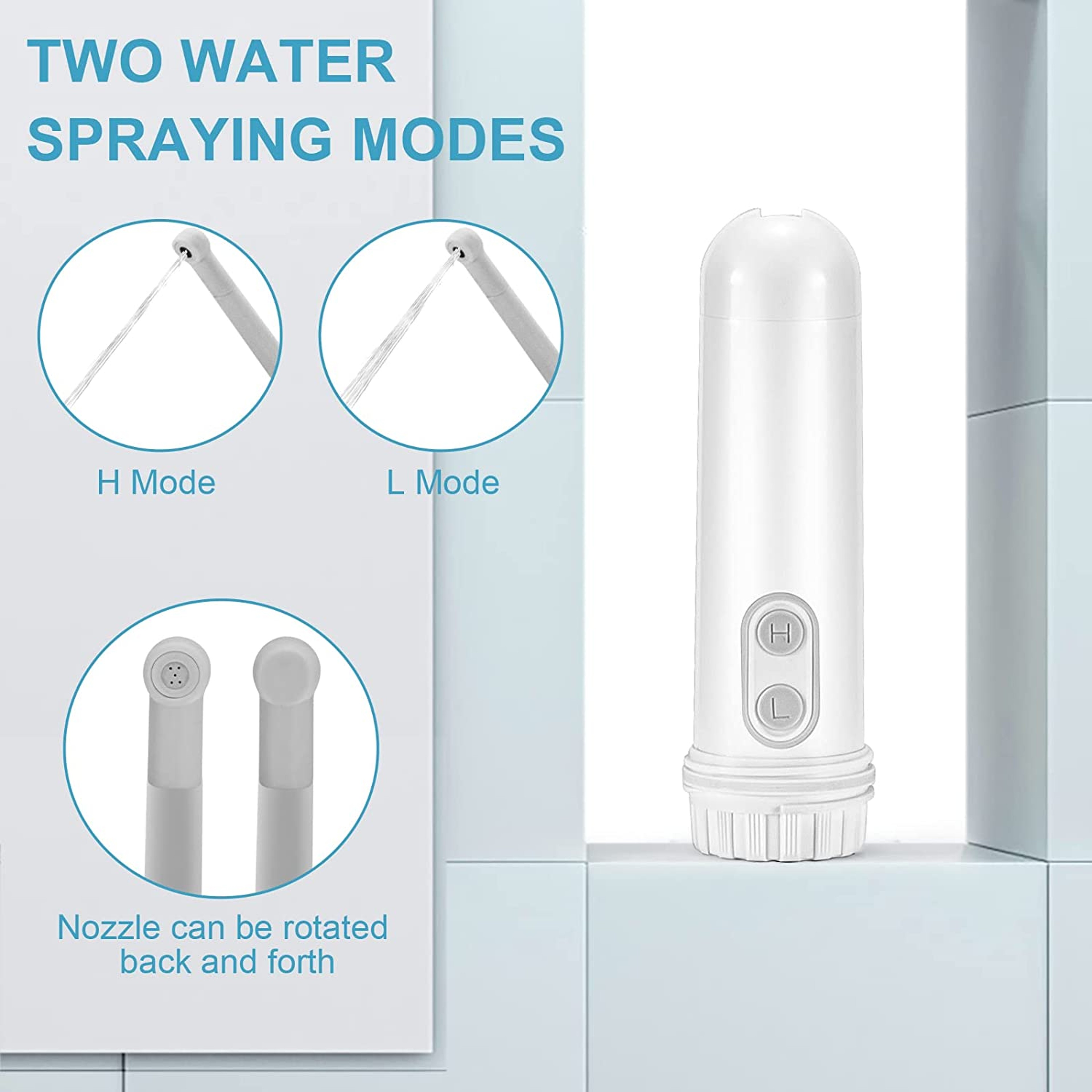 Portable Travel Bidet Electric Personal Hygiene Sprayer for Postpartum Care & Gentle Cleaning – view 2