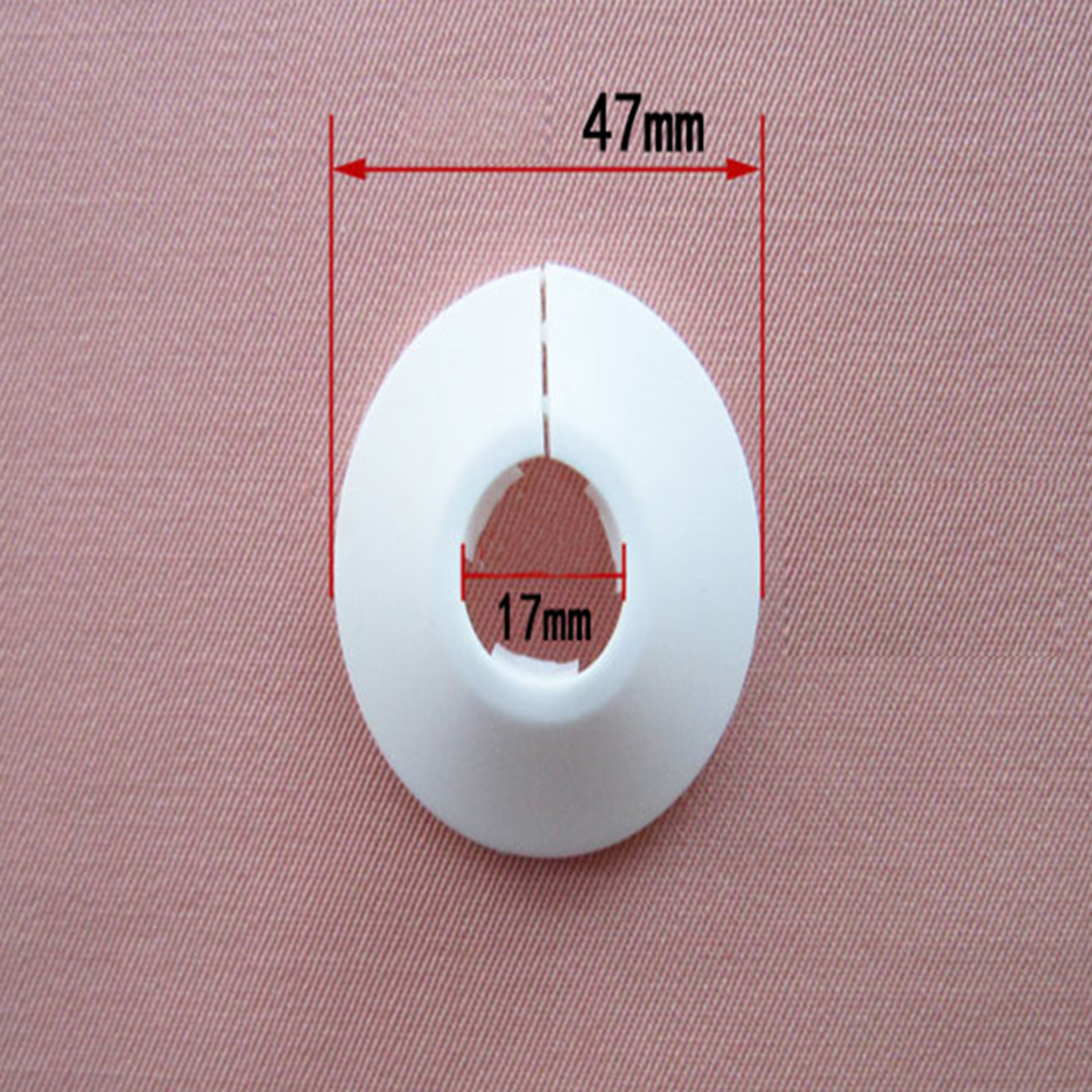 Pipe Cover Collars Snap On Plate for Faucet Radiator and Shower Valve Trim – view 6