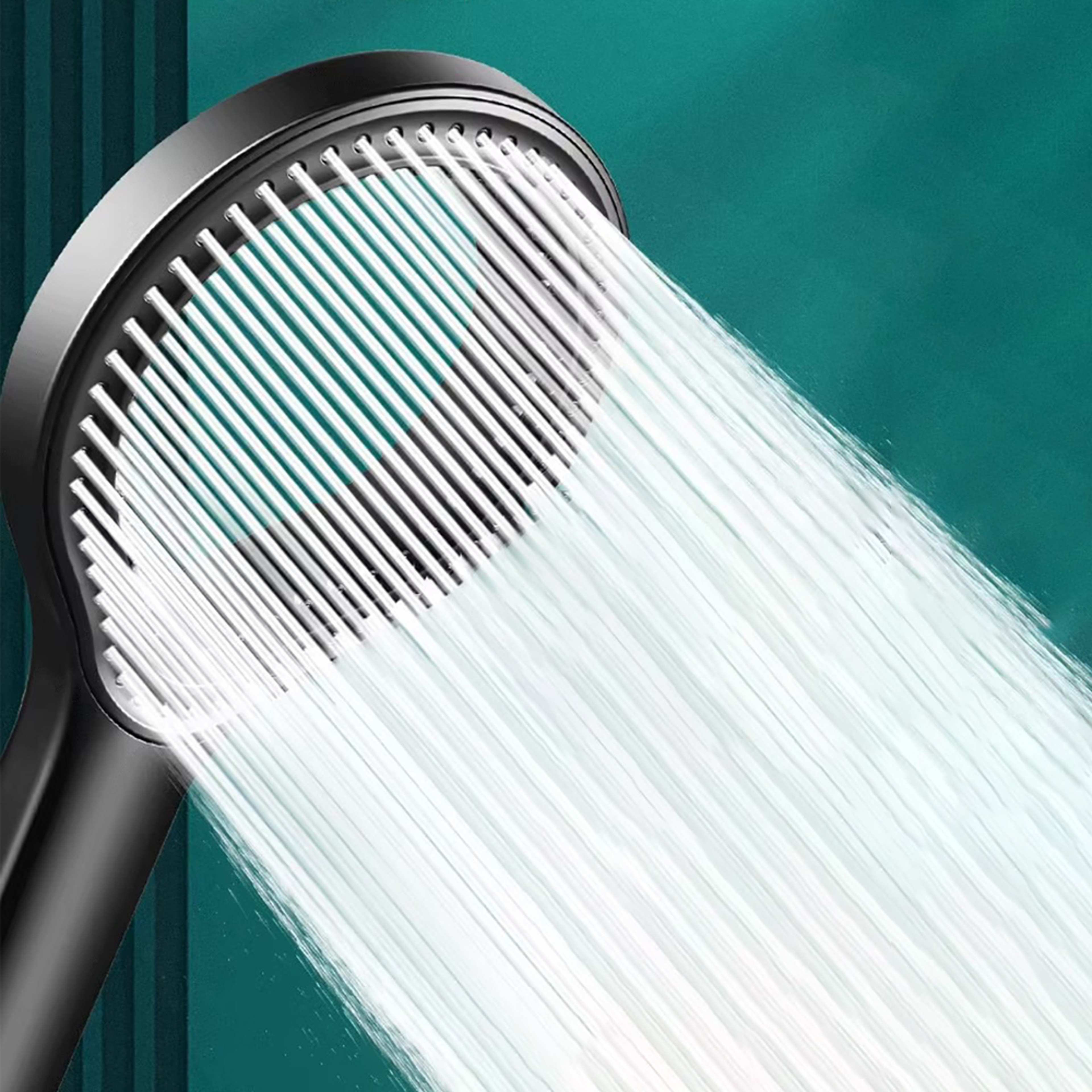 High Pressure Shower Head with Ring Design Handheld Rainfall Booster – view 2