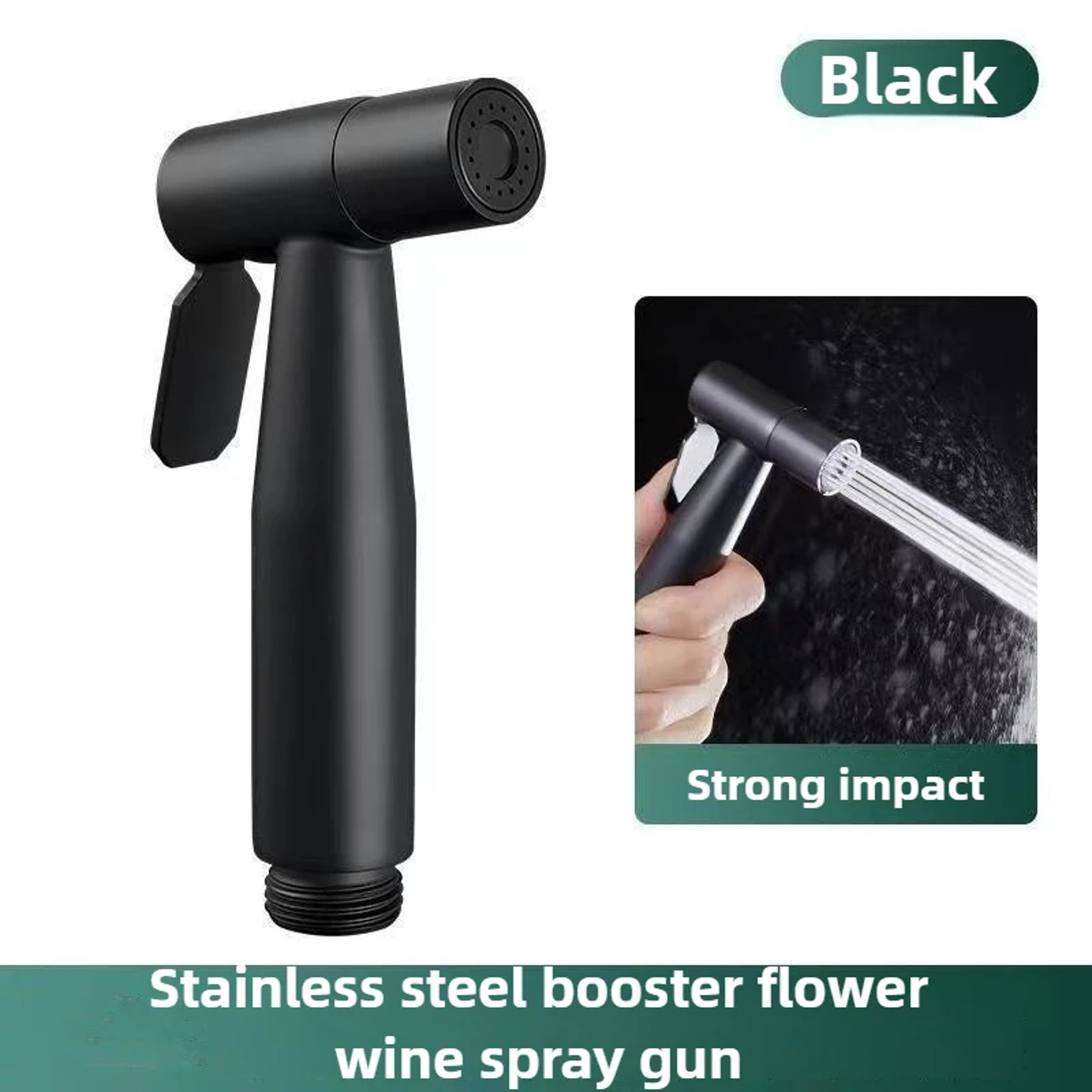 Stainless Steel Handheld Bidet Sprayer Set For Bathroom Hygienic Cleaning 5