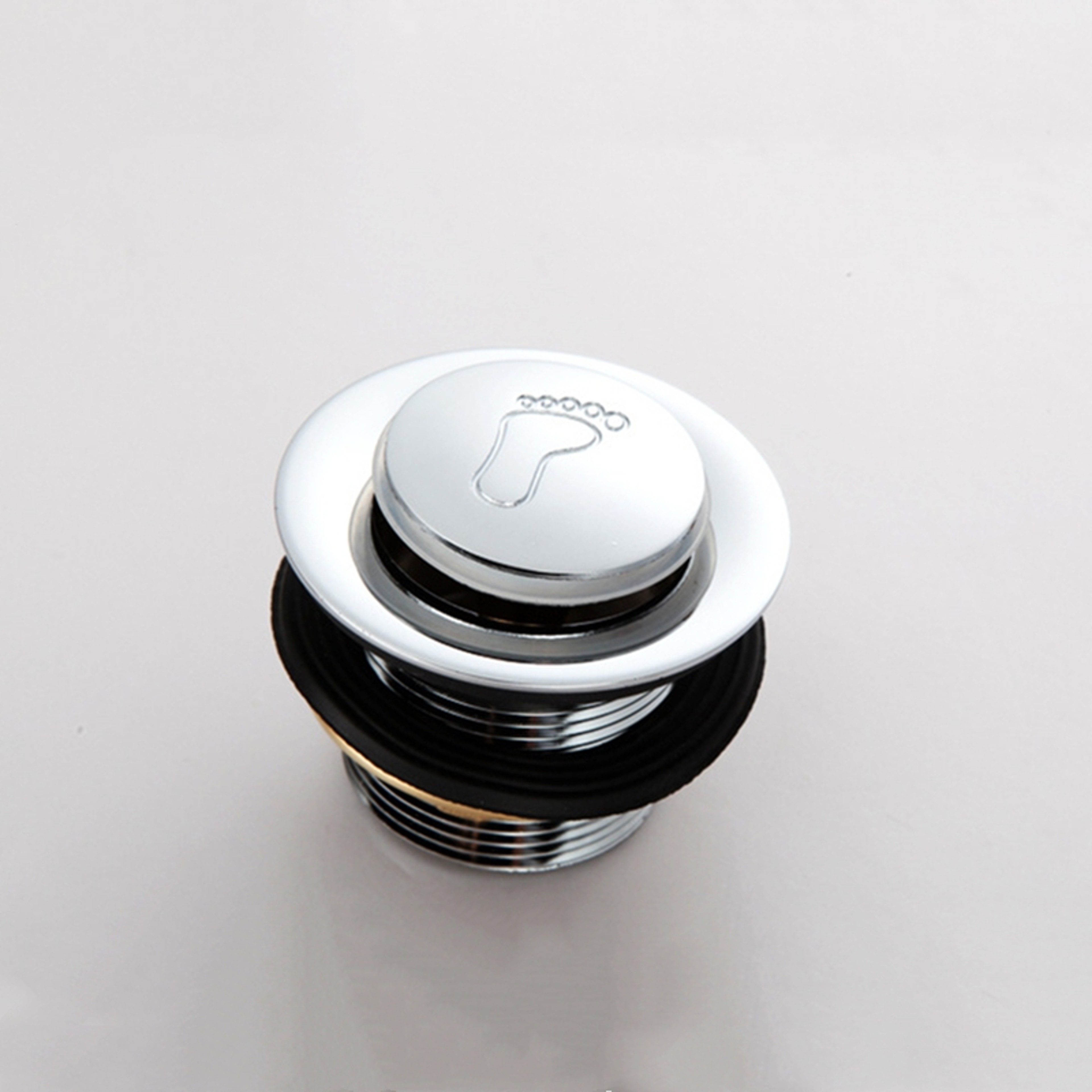 Premium Brass Pop Up Bathtub Drain Plug Universal Bathroom Sink Stopper Kit – view 1