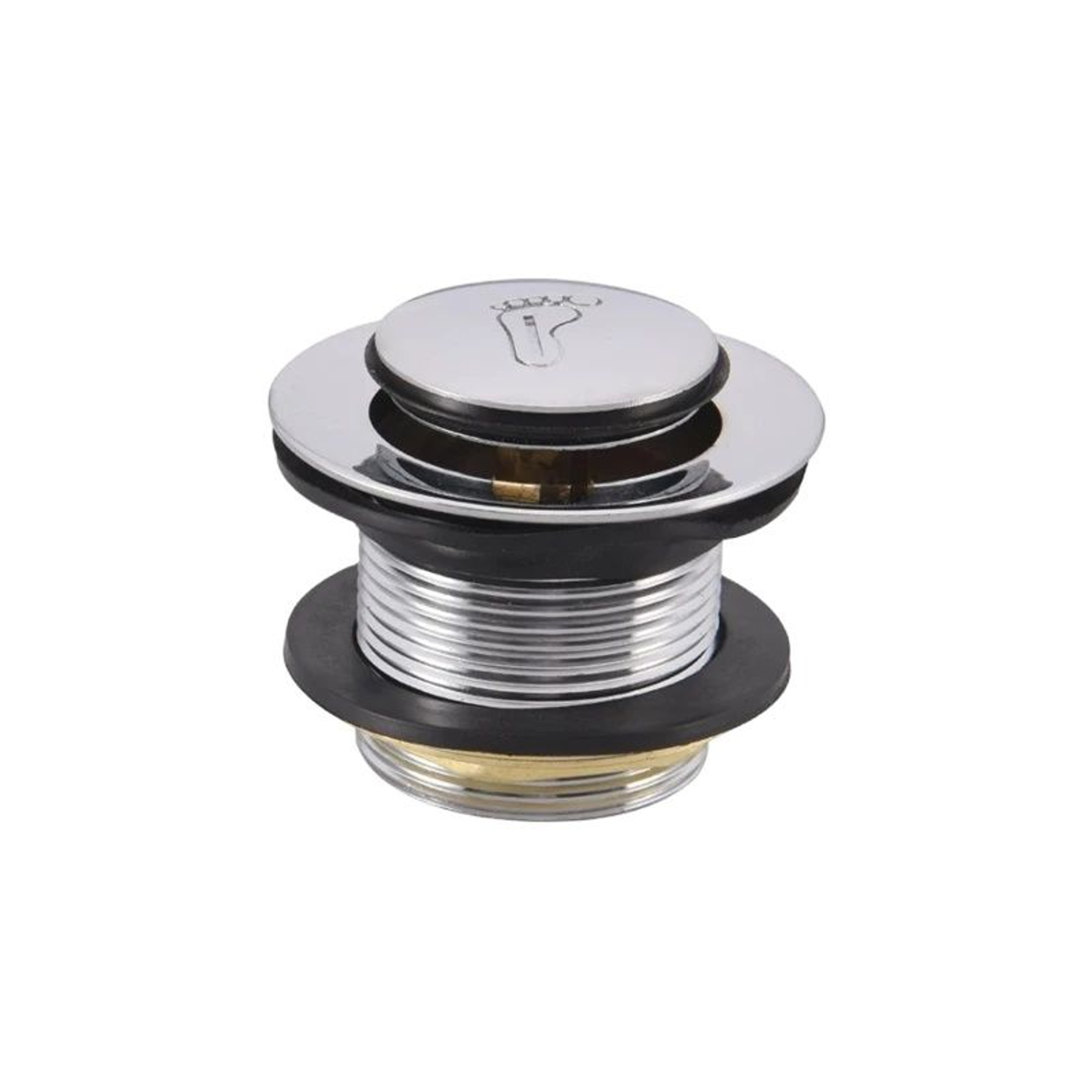Premium Brass Pop Up Bathtub Drain Plug Universal Bathroom Sink Stopper Kit – view 4