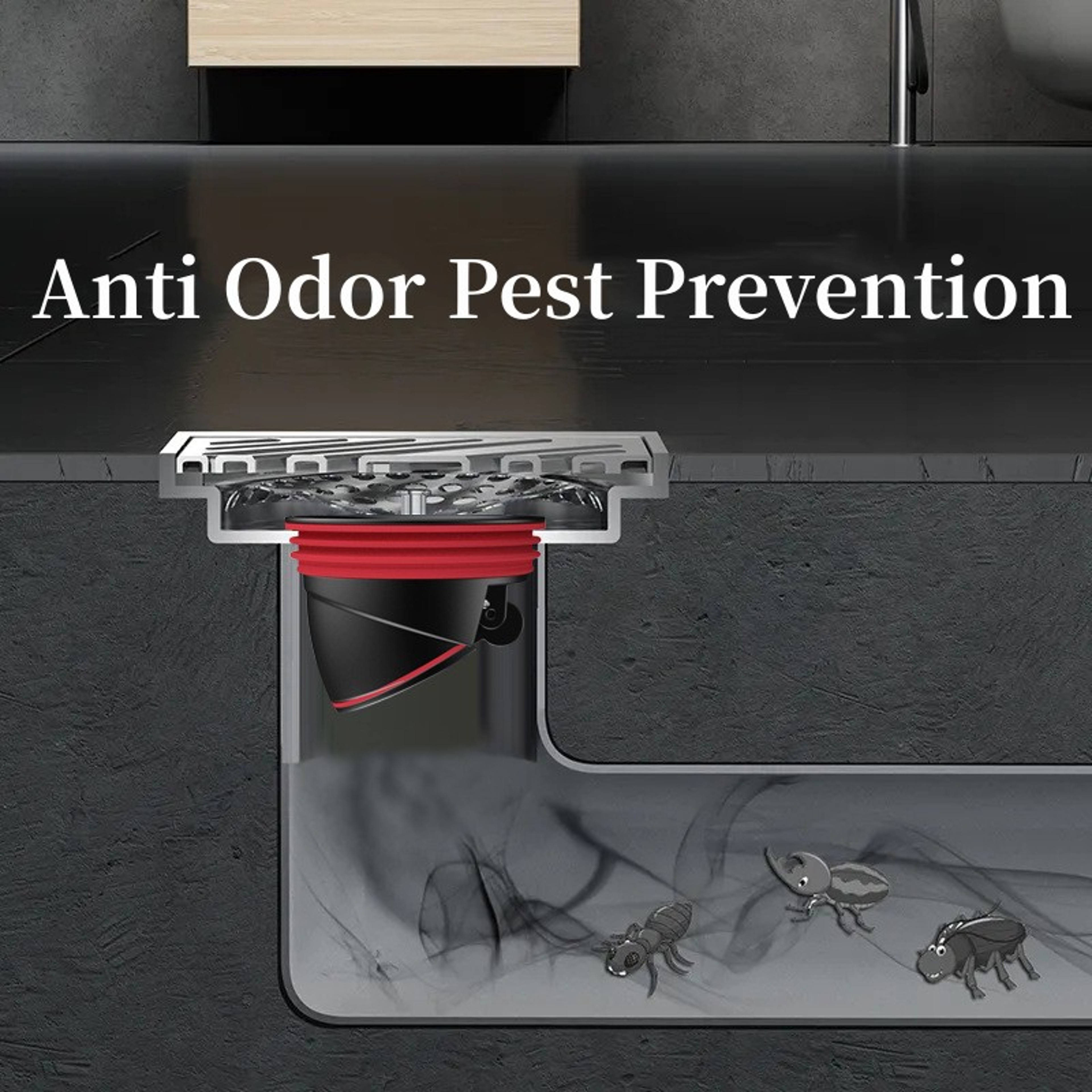 Anti Odor Floor Drain Core Stopper For Bathroom And Kitchen Sewer Protection 2
