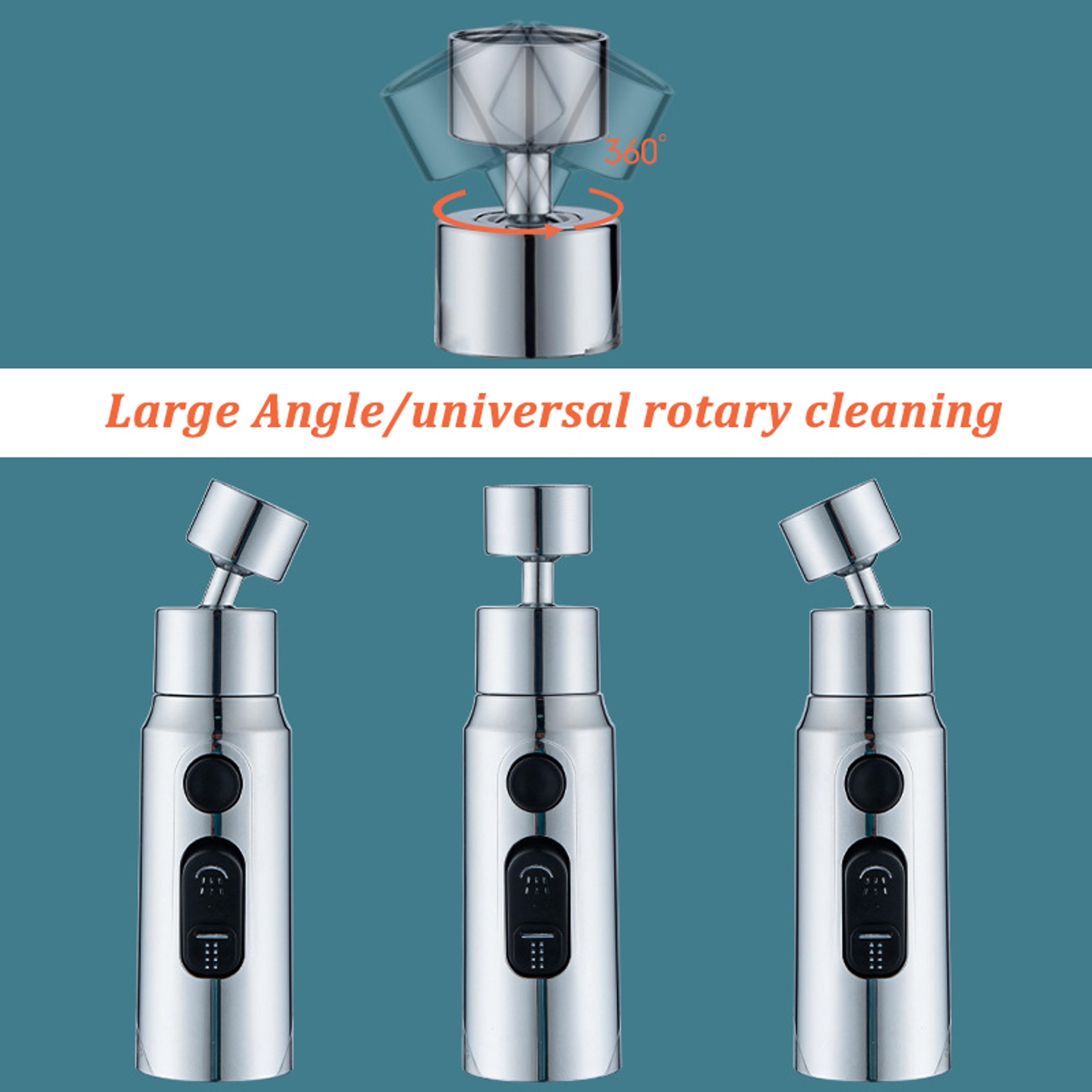 Mode Faucet Aerator Tap Extender with Anti Splash Water Saving Nozzle – view 4